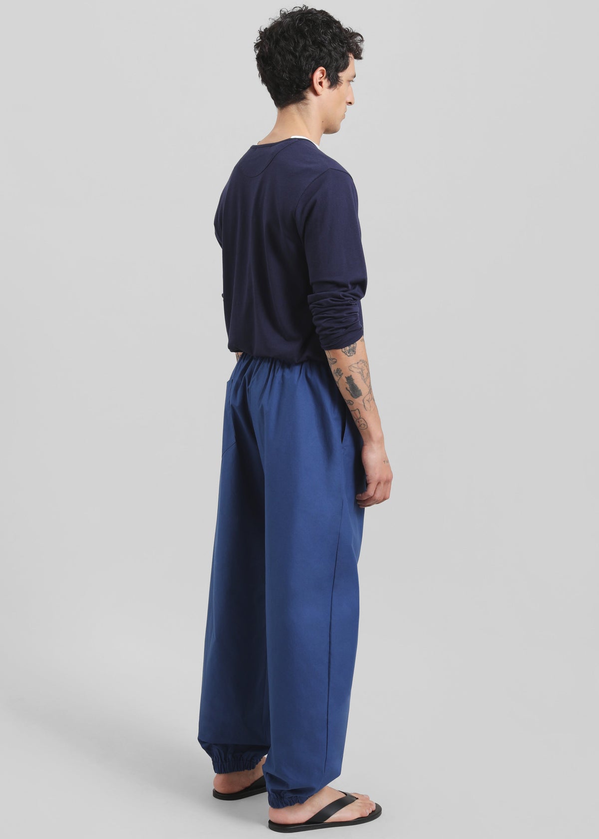 Darien Cotton Joggers - Cobalt – view 6 of 7