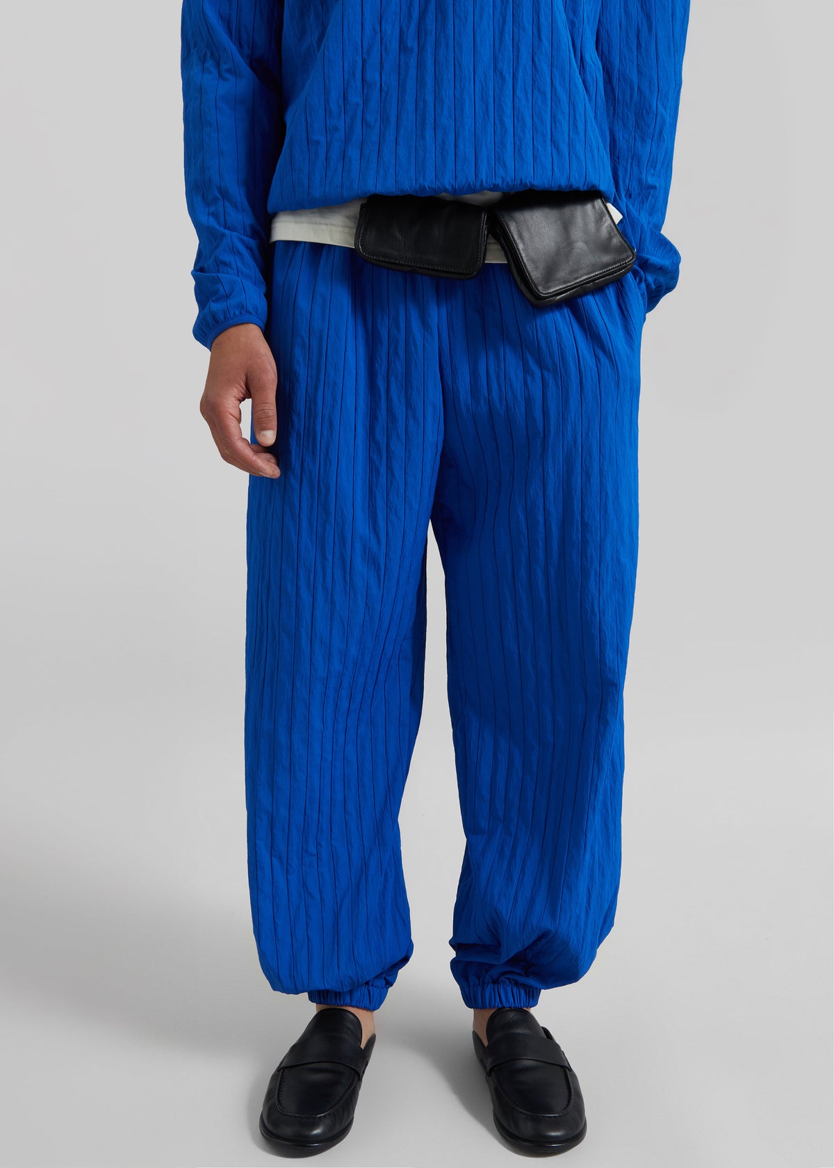 Dario Textured Joggers - Cobalt – view 3 of 6