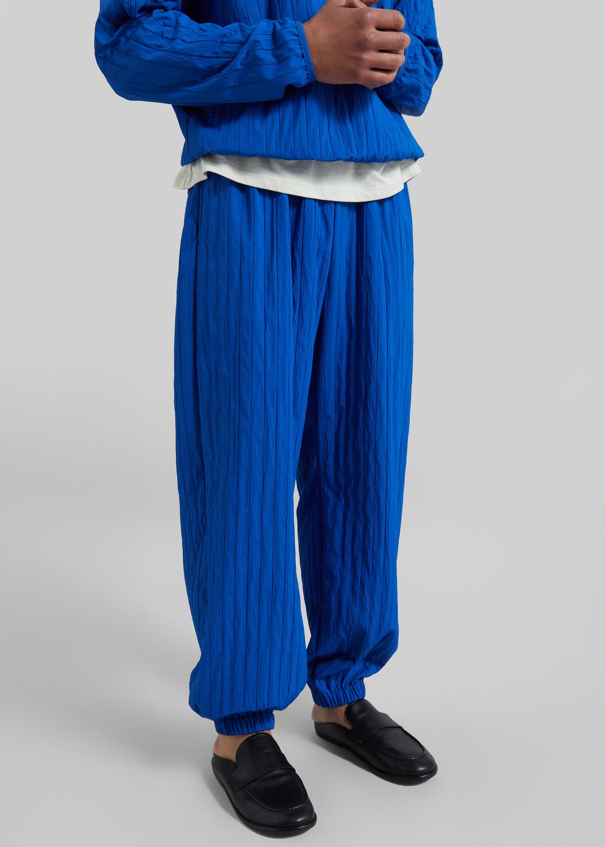 Dario Textured Joggers - Cobalt – view 4 of 6