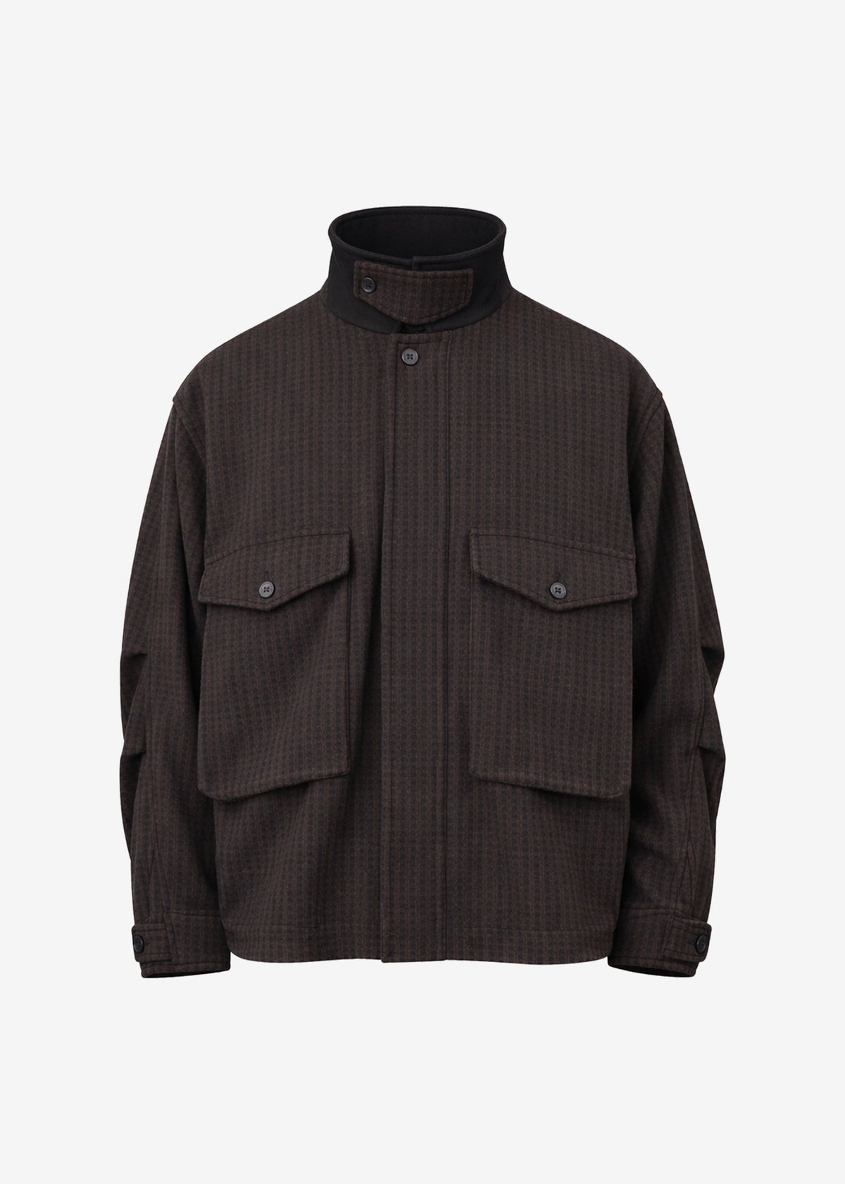 Dashiell Boxy Jacket - Black/Brown – view 9 of 9