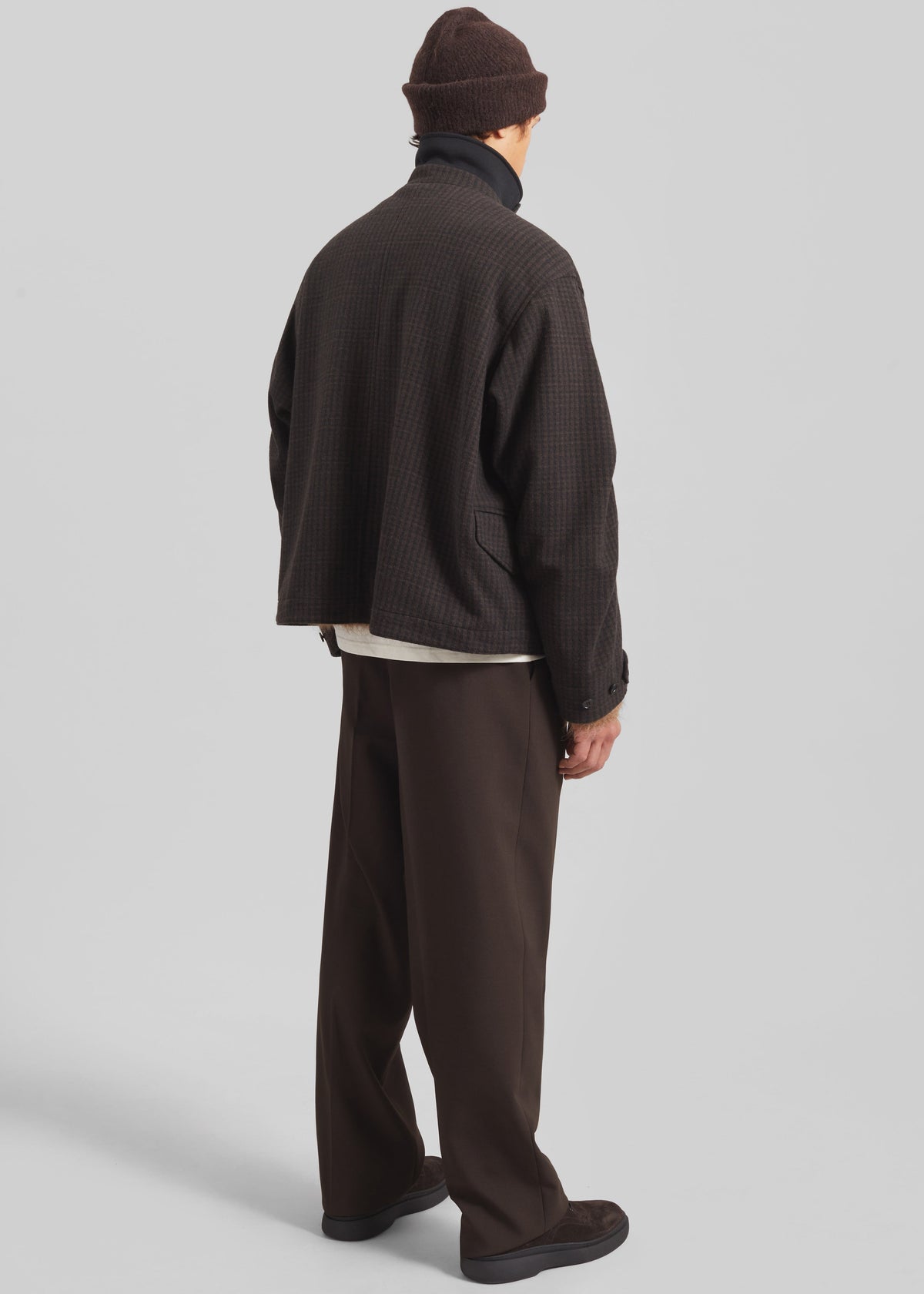 Dashiell Boxy Jacket - Black/Brown – view 8 of 9