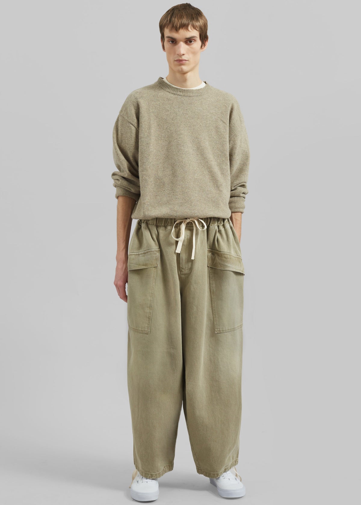 Dassel Balloon Pants - Light Taupe – view 1 of 8