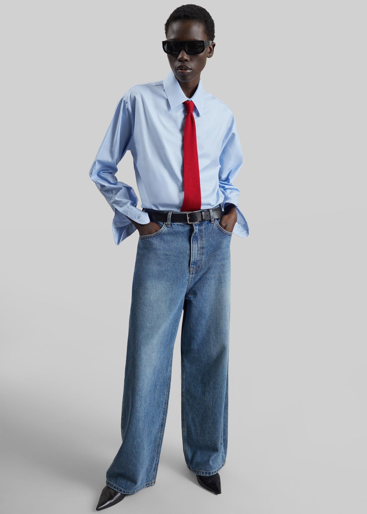 Dawson Wide Leg Jeans - Medium Wash – view 7 of 9