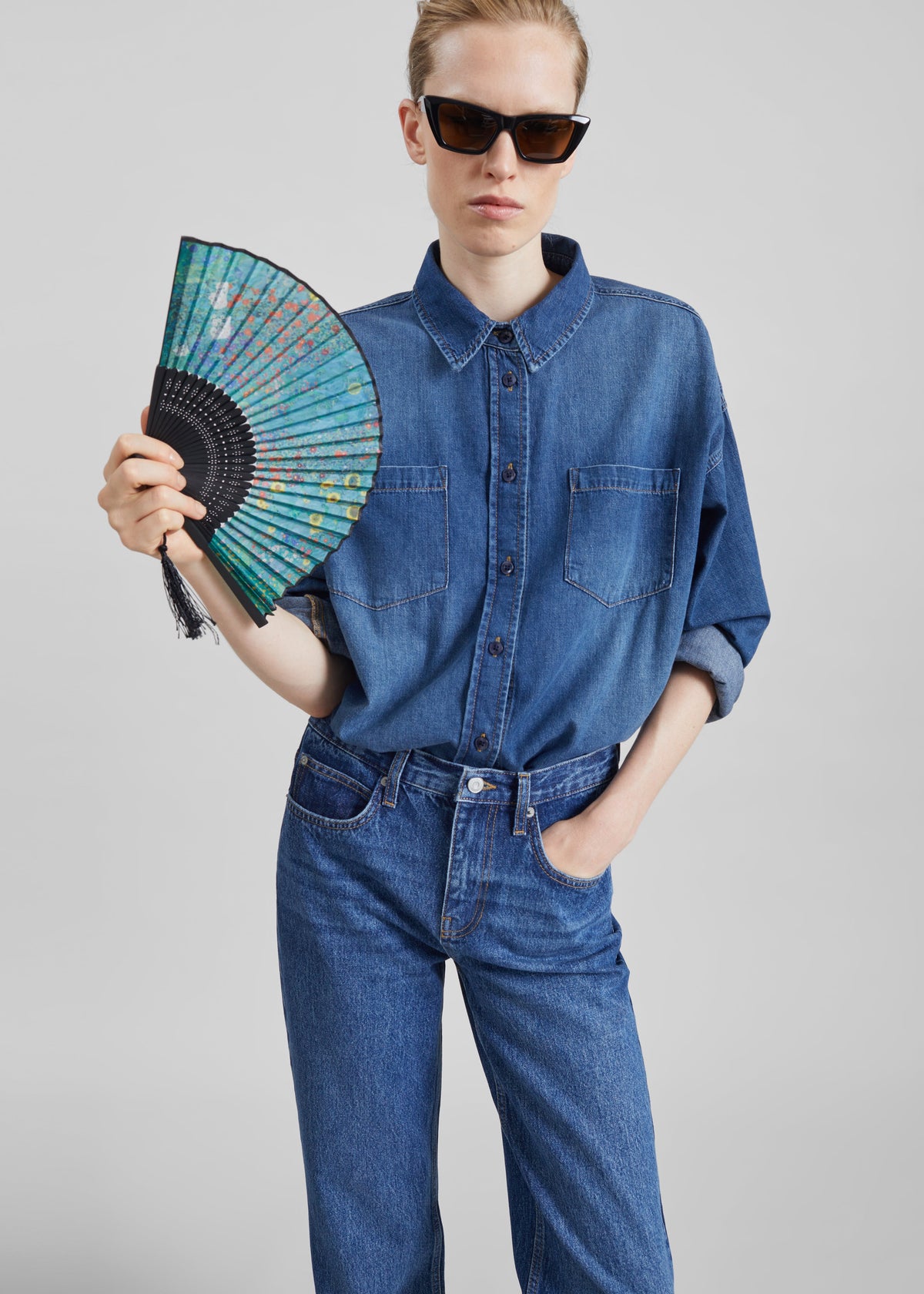 Deira Denim Shirt - Blue Wash – view 1 of 10