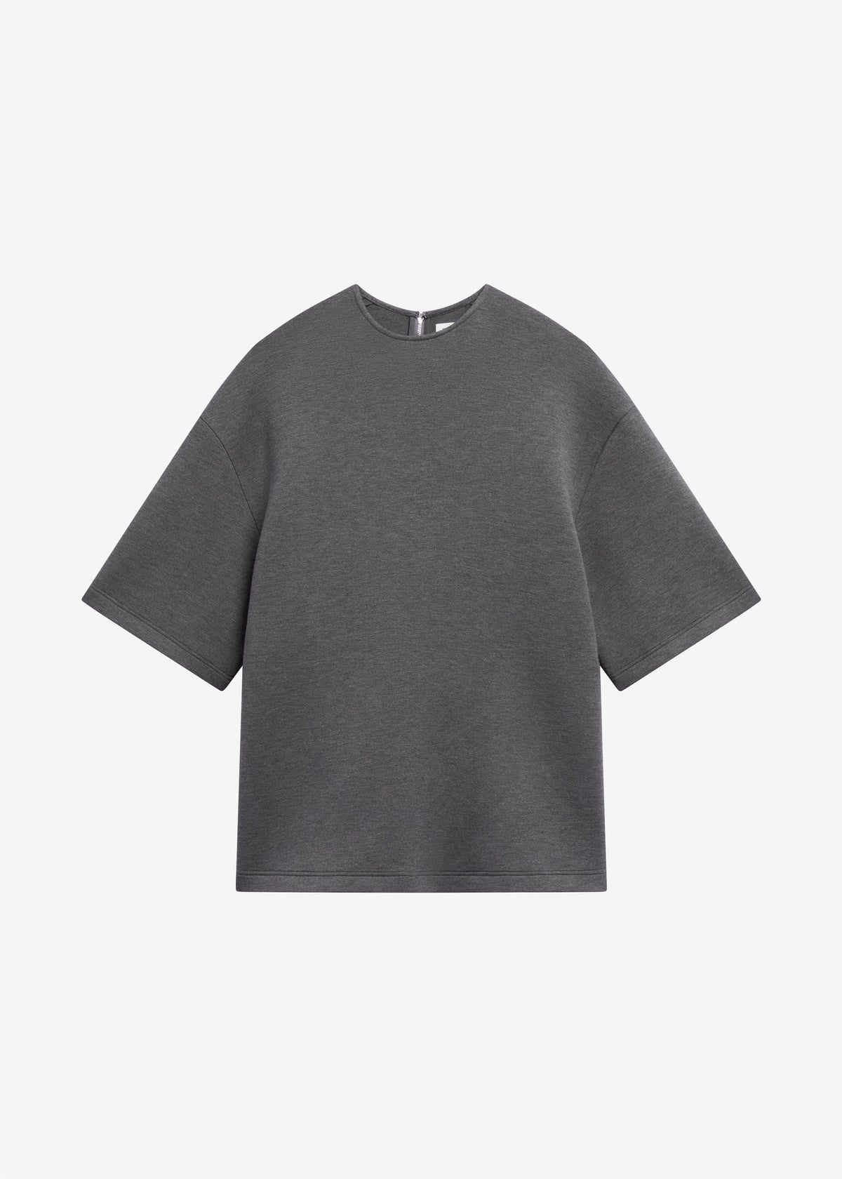Delancey Neoprene Tee - Dark Grey – view 7 of 7