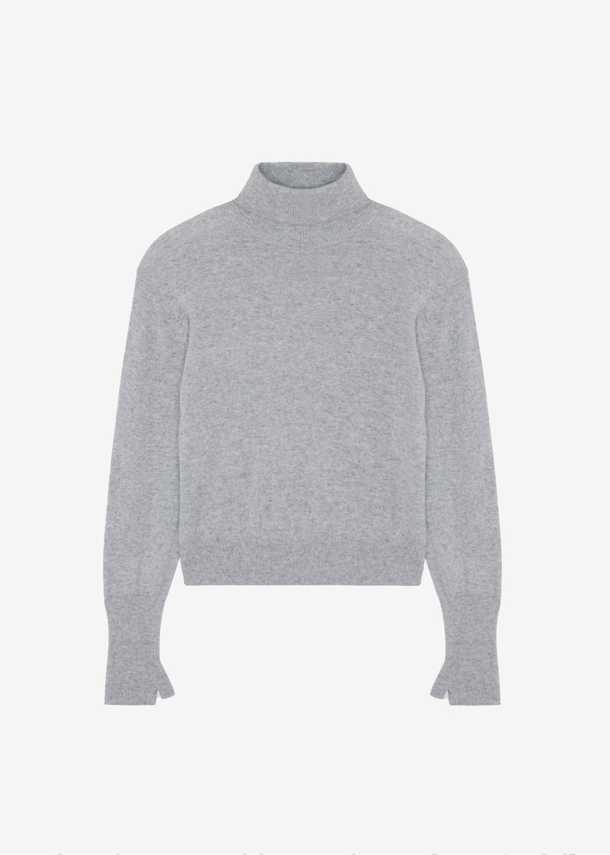 Delia Wool Turtleneck - Grey – view 10 of 10