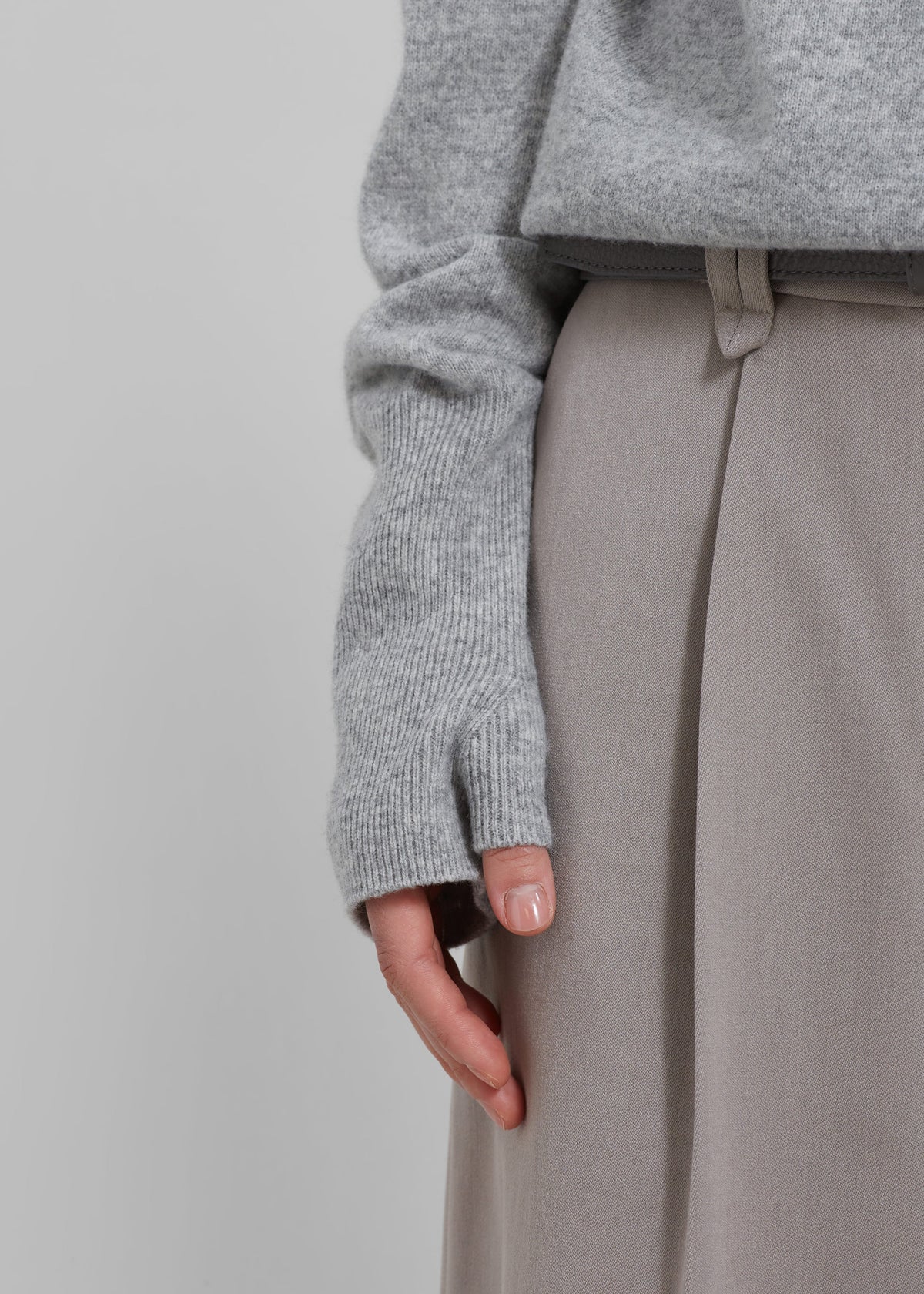 Delia Wool Turtleneck - Grey – view 6 of 10