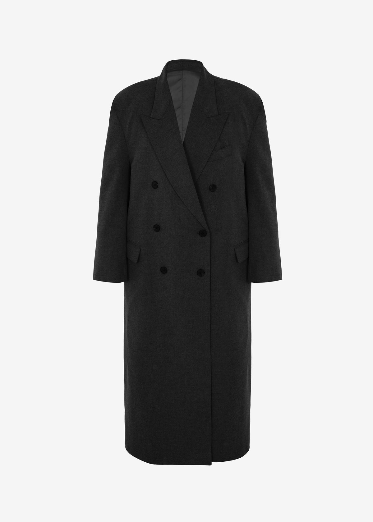 Delphina Long Coat - Black – view 5 of 5