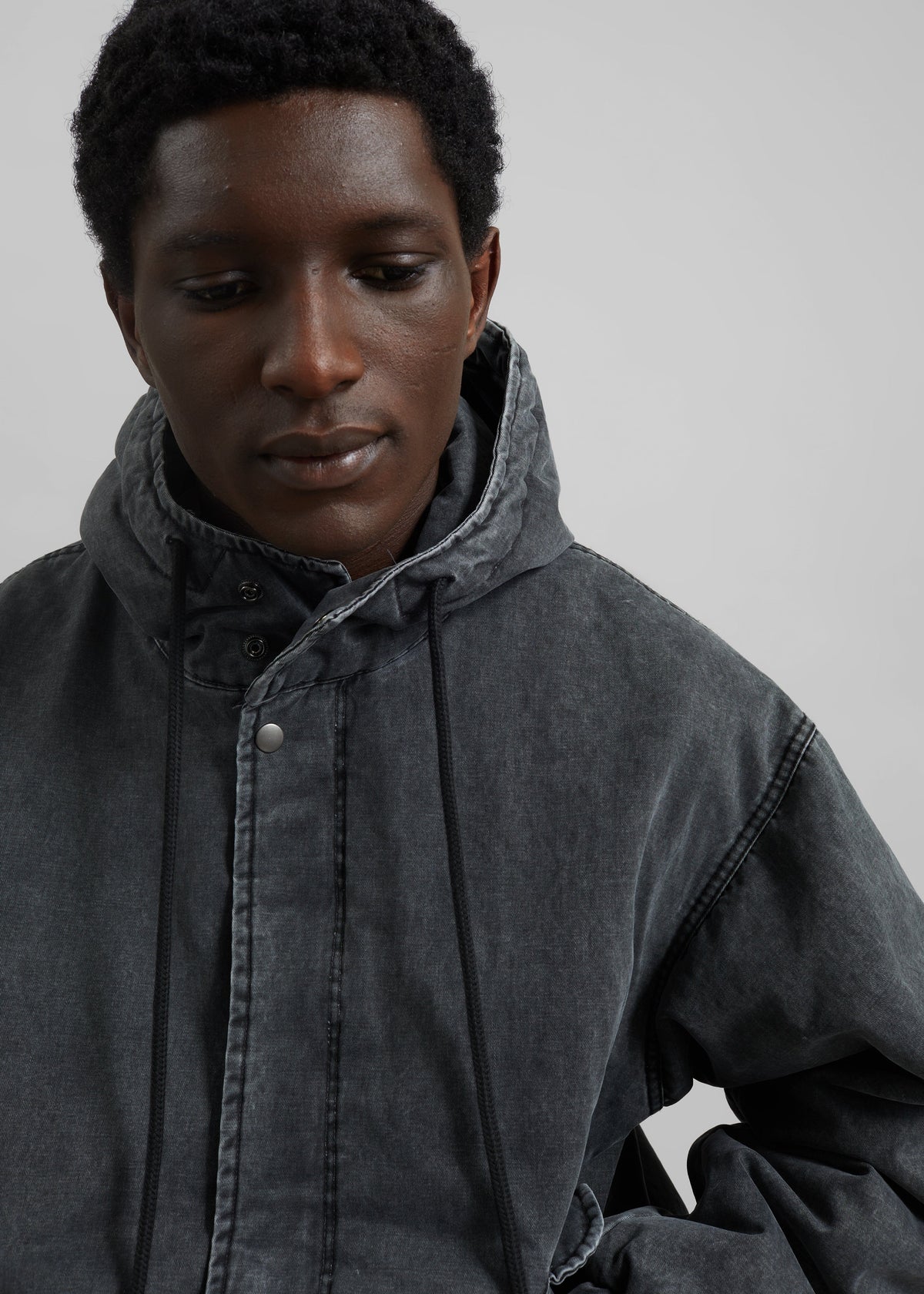 Delvin Padded Jacket - Charcoal – view 3 of 9