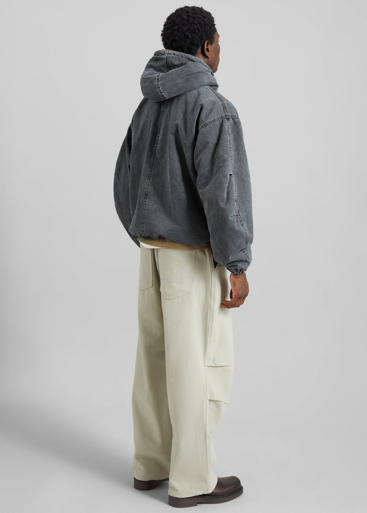 Delvin Padded Jacket - Charcoal – view 8 of 9