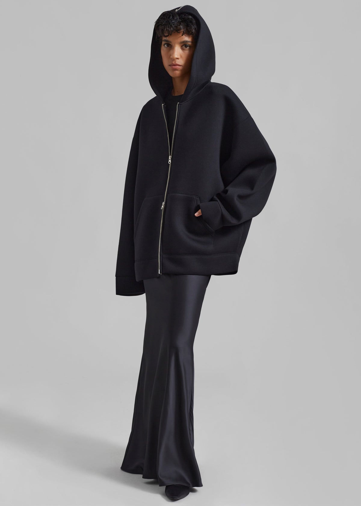 Denton Oversized Hoodie - Black – view 1 of 7