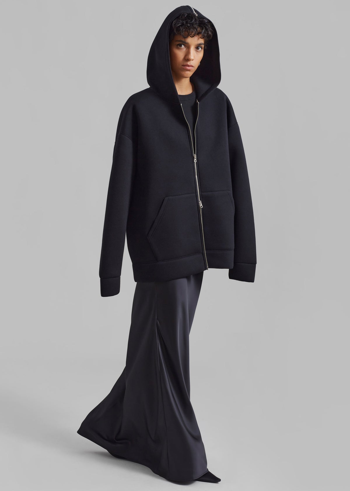 Denton Oversized Hoodie - Black – view 5 of 7