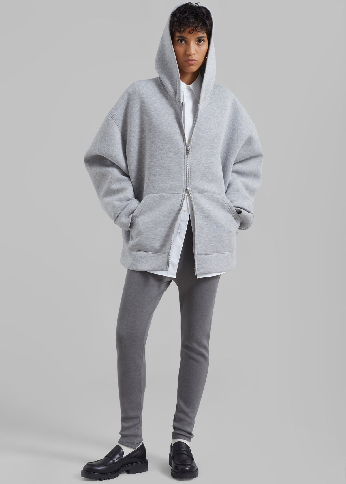 Denton Oversized Hoodie - Grey – view 7 of 9