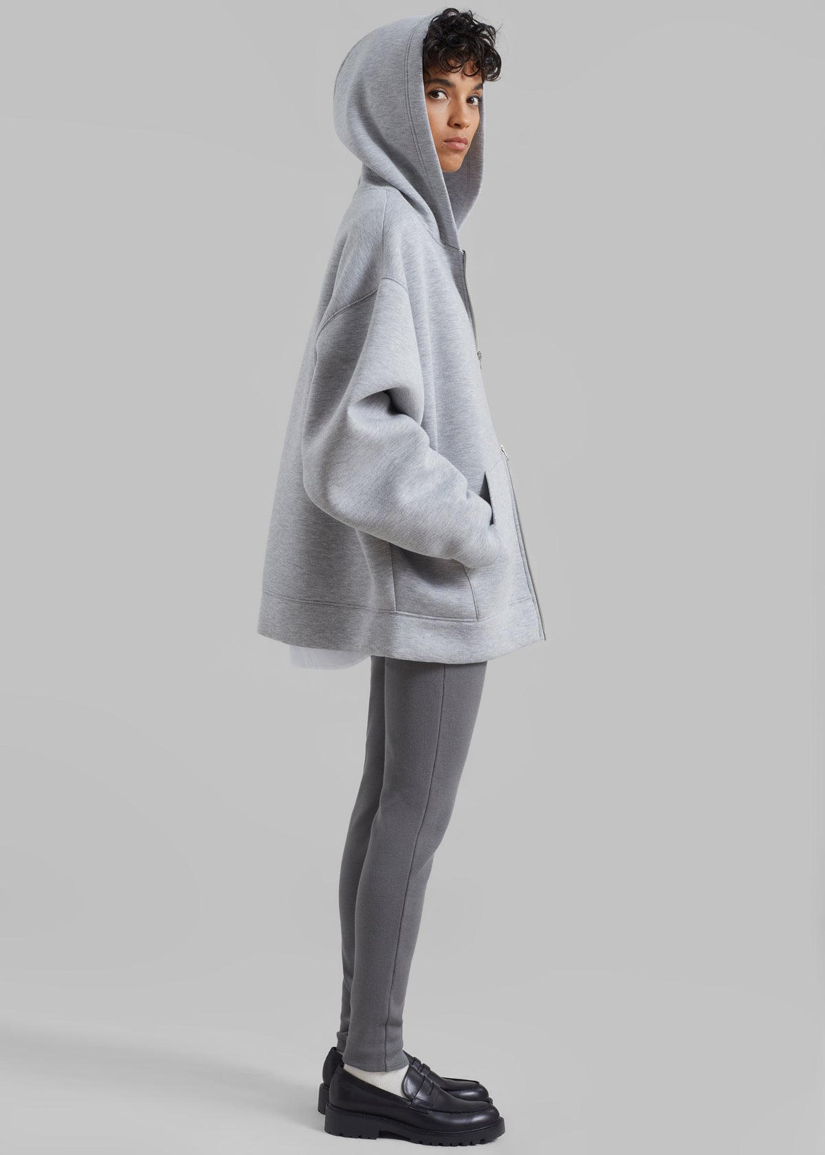 Denton Oversized Hoodie - Grey – view 3 of 9