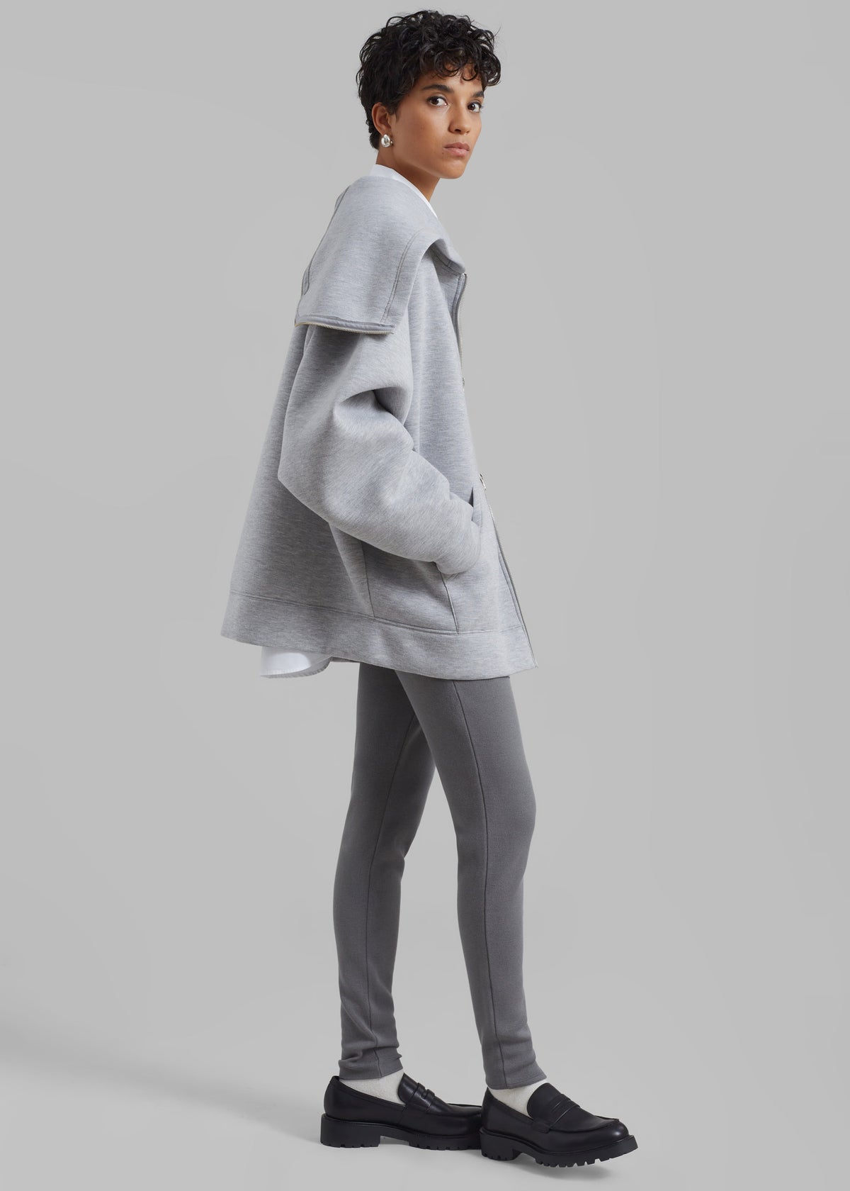 Denton Oversized Hoodie - Grey – view 1 of 9