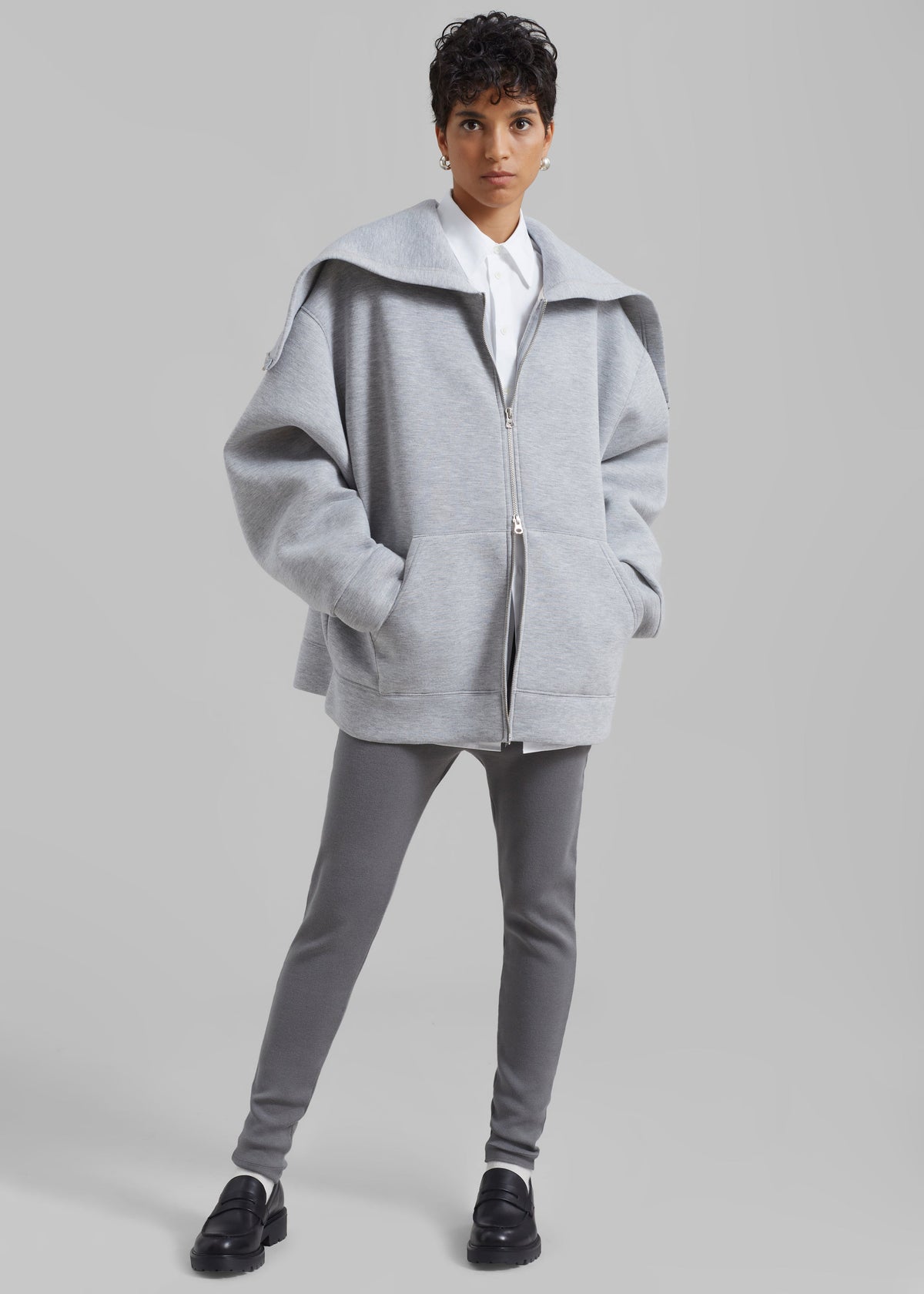 Denton Oversized Hoodie - Grey – view 6 of 9