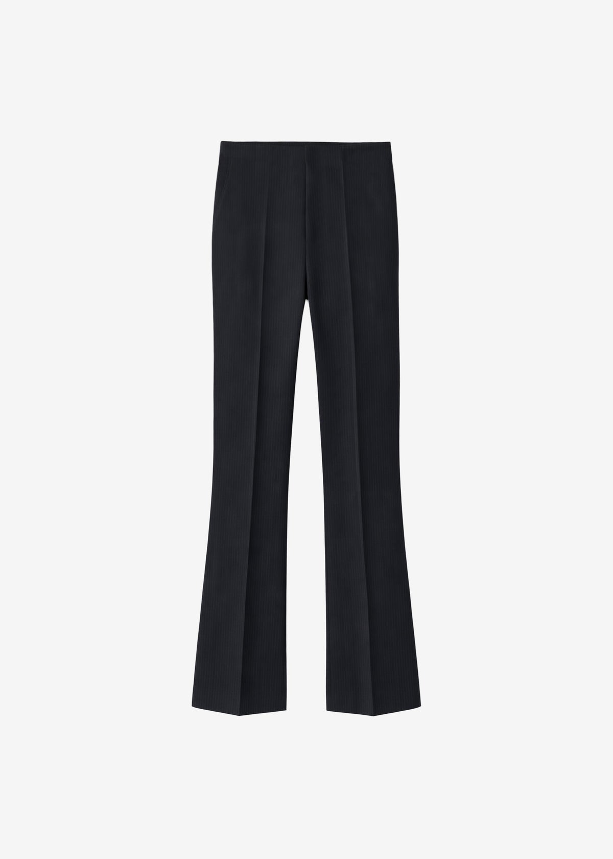 Dessa Flared Pants - Black/White Pinstripe – view 6 of 6