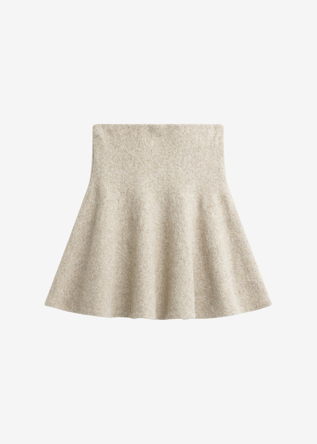 Dienne Knit Mini Skirt - Beige – view 10 of 10
