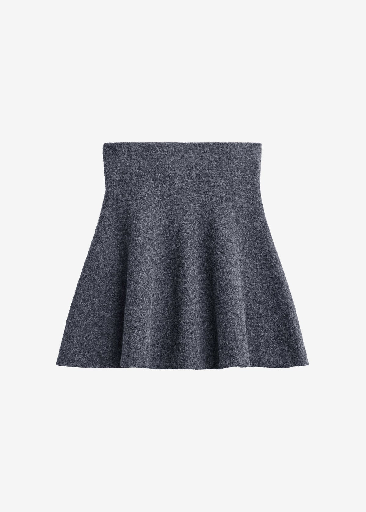 Dienne Knit Mini Skirt - Grey – view 8 of 8