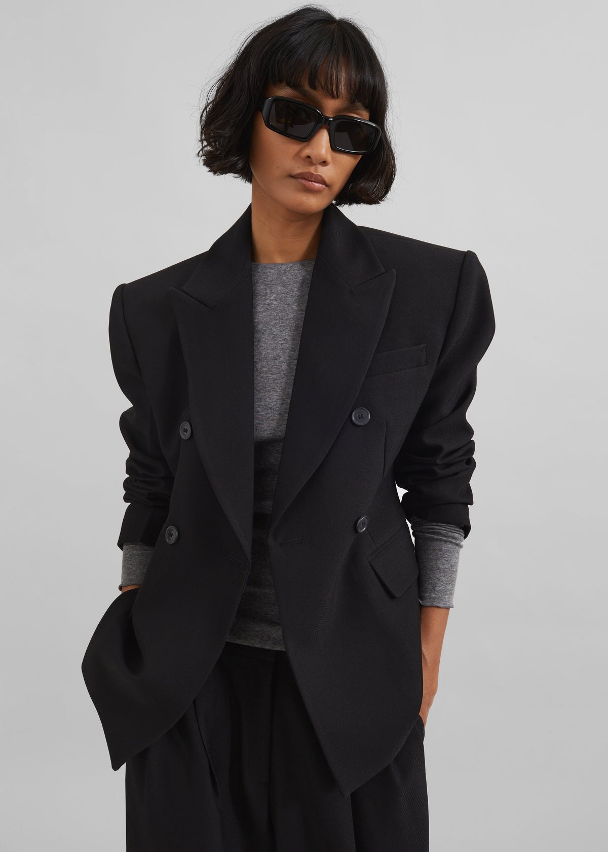 Doyer Cinched Blazer - Black – view 5 of 9