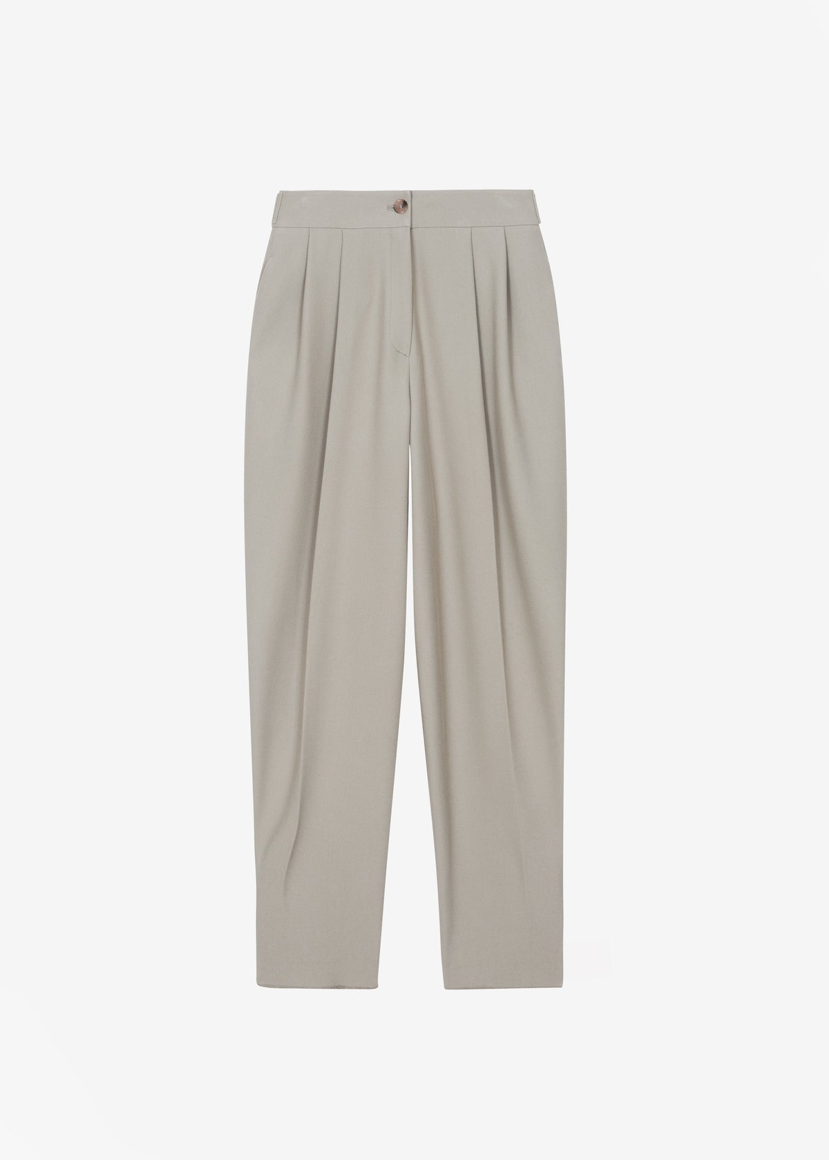 Dina Pleated Trousers - Light Taupe – view 8 of 8