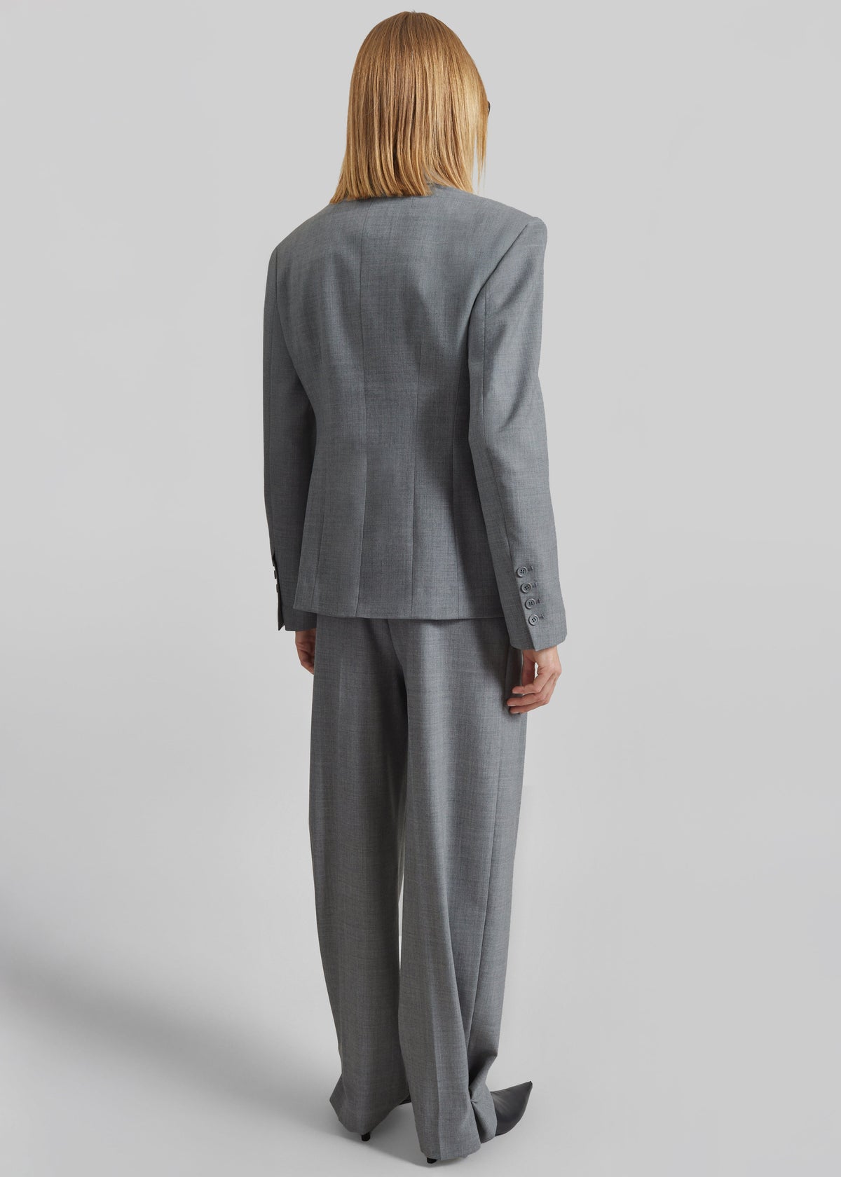 Doyer Cinched Blazer - Light Grey – view 6 of 7