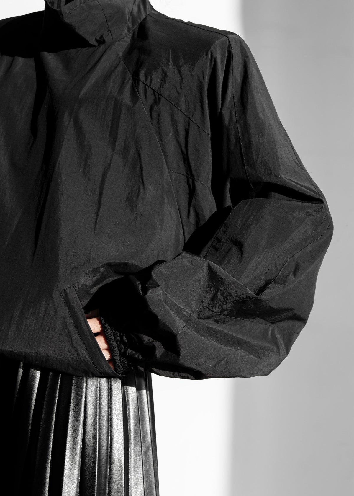 Doyle Mockneck Anorak - Black – view 6 of 13