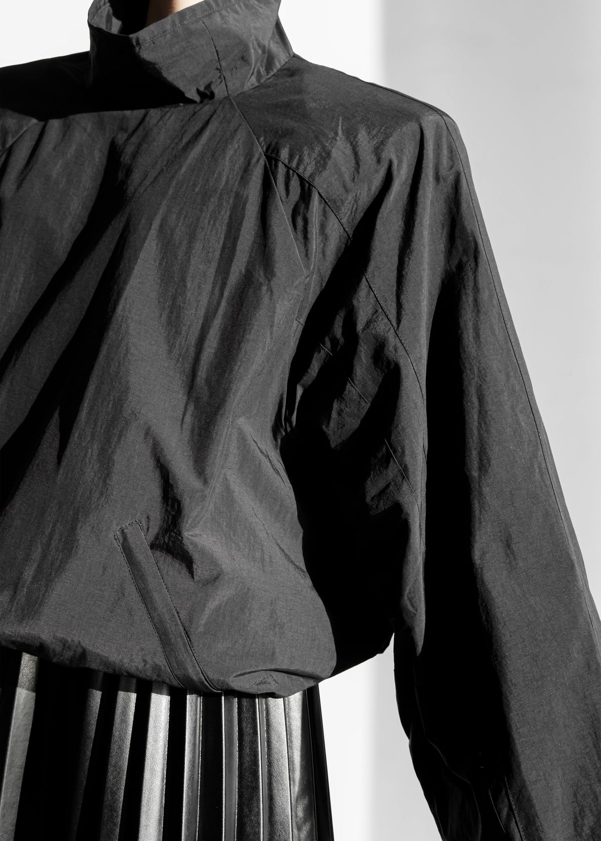 Doyle Mockneck Anorak - Black – view 9 of 13