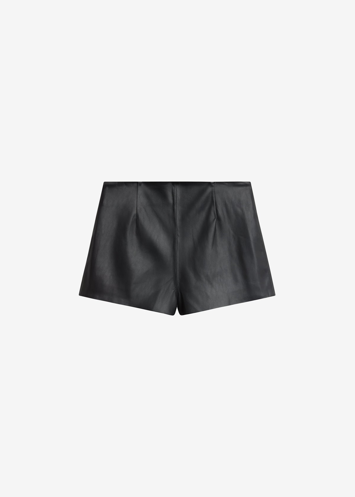 Dreux Faux Leather Hot Pants - Black – view 7 of 7