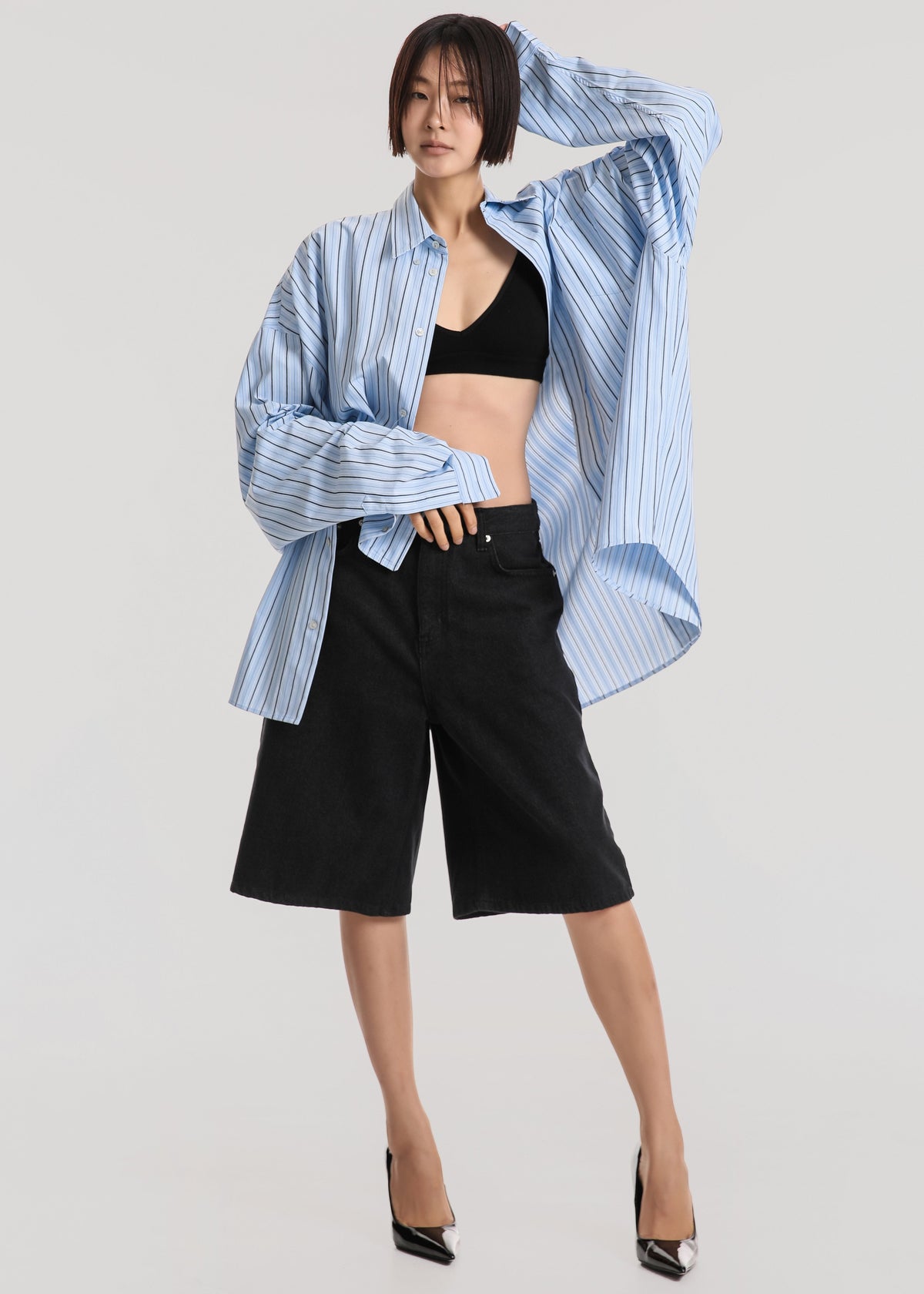 Drimna Shirt - Blue Stripe – view 5 of 8