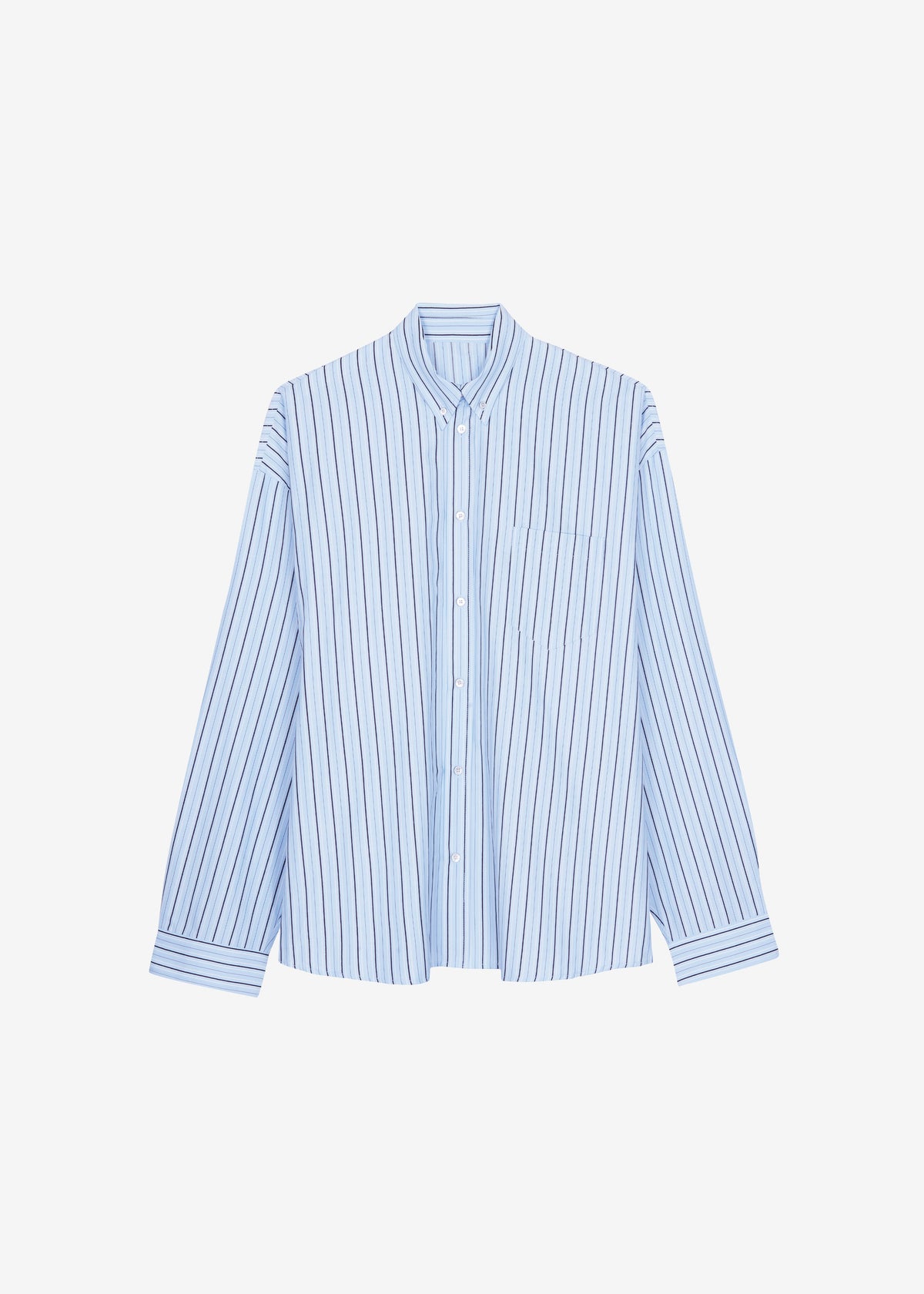 Drimna Shirt - Blue Stripe – view 8 of 8