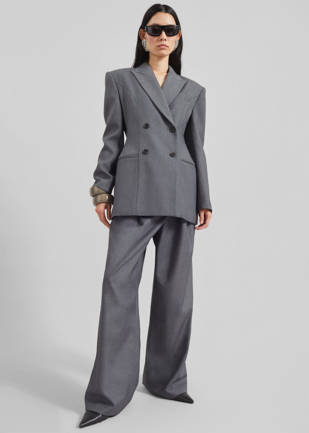 Dulverton Hourglass Blazer - Grey – view 1 of 13