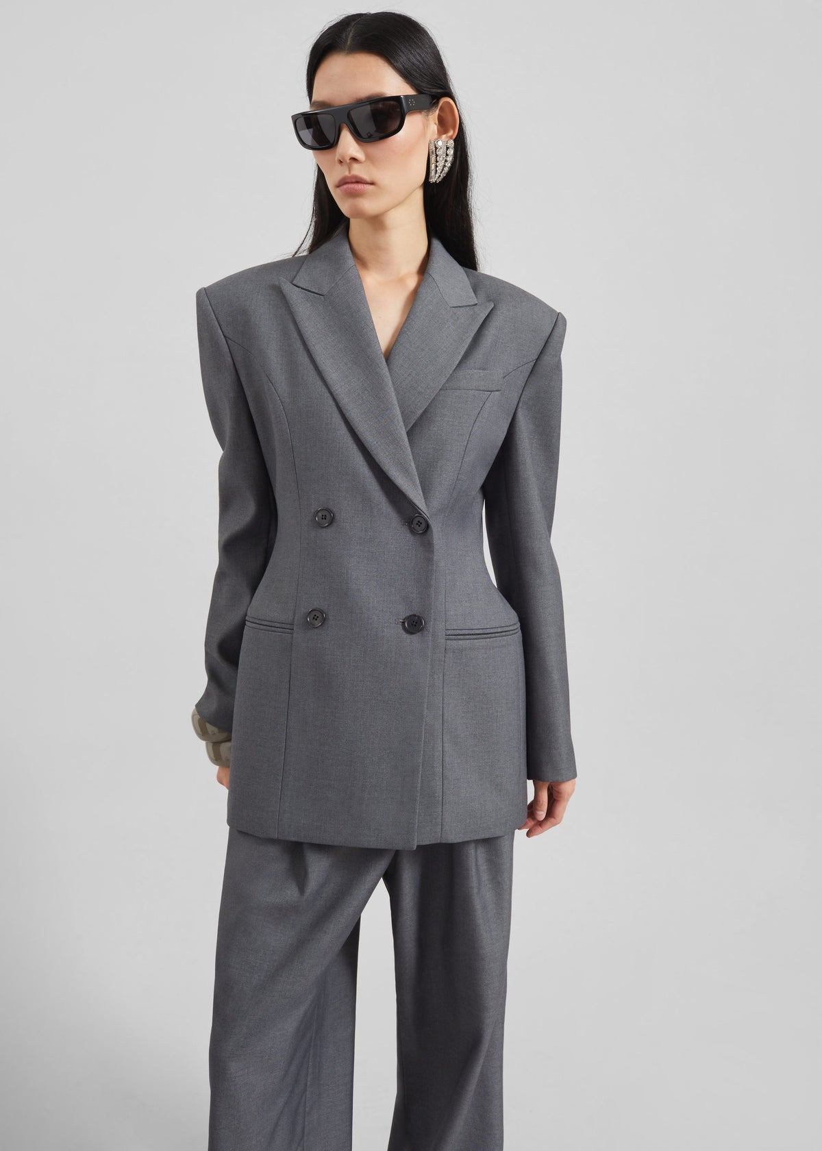 Dulverton Hourglass Blazer - Grey – view 5 of 13