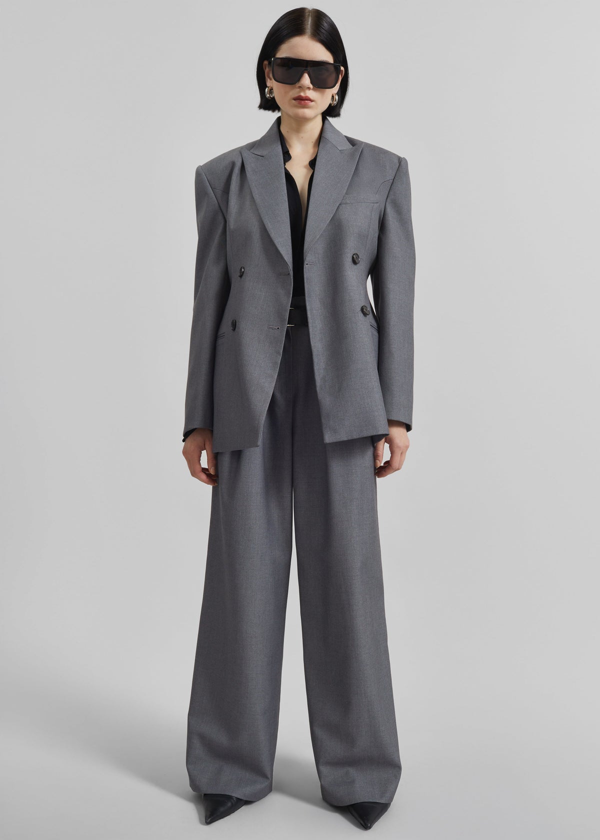 Dulverton Hourglass Blazer - Grey – view 8 of 13