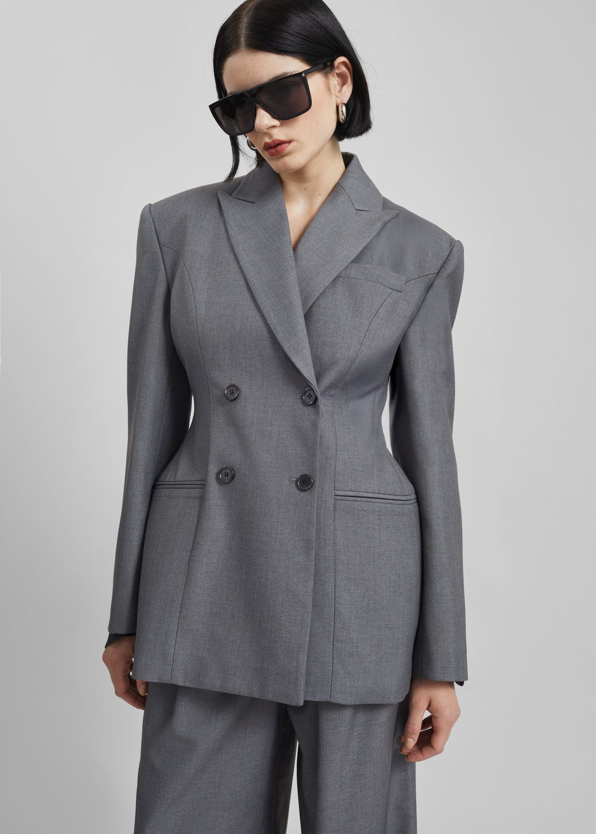 Dulverton Hourglass Blazer - Grey – view 9 of 13