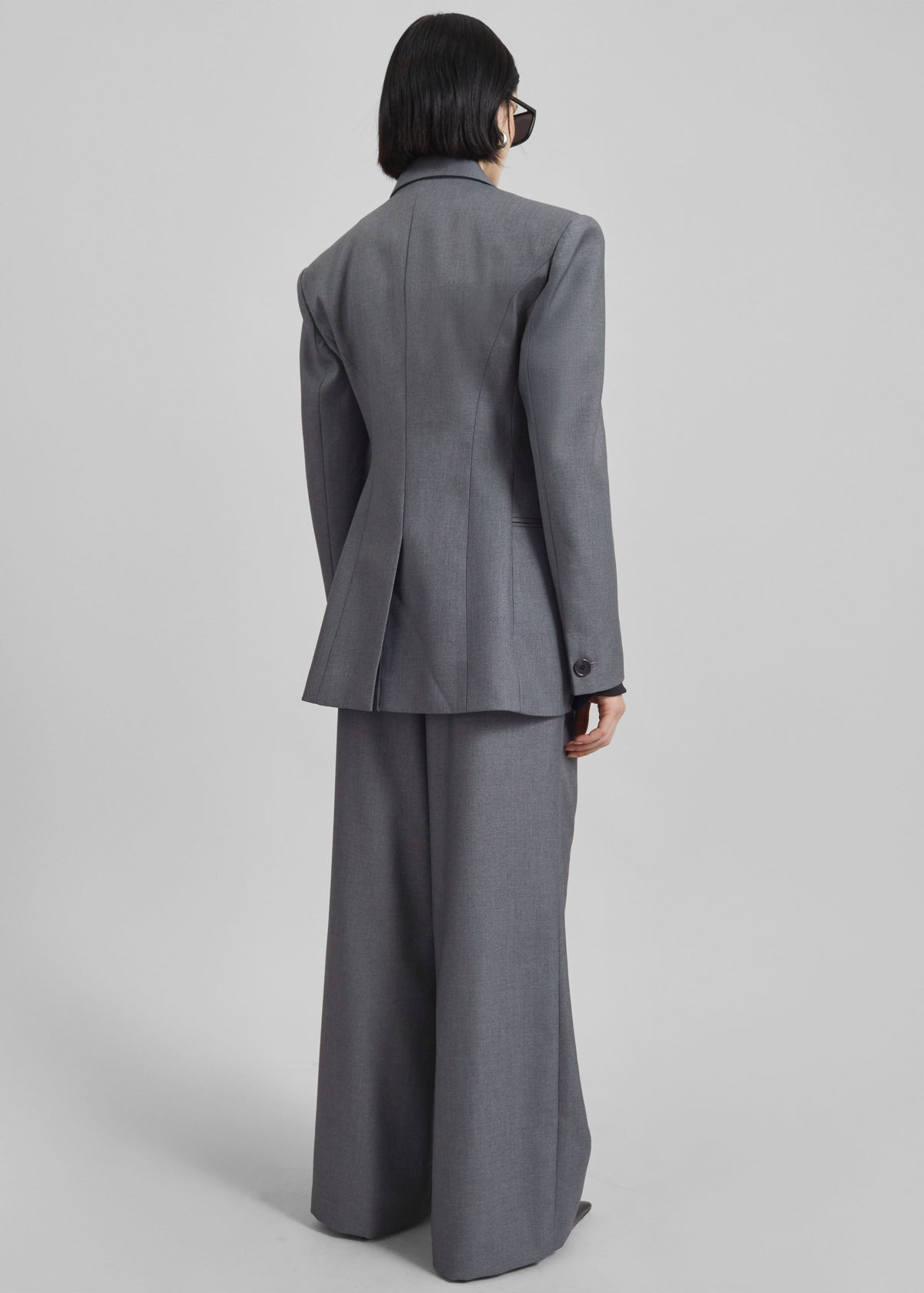 Dulverton Hourglass Blazer - Grey – view 12 of 13