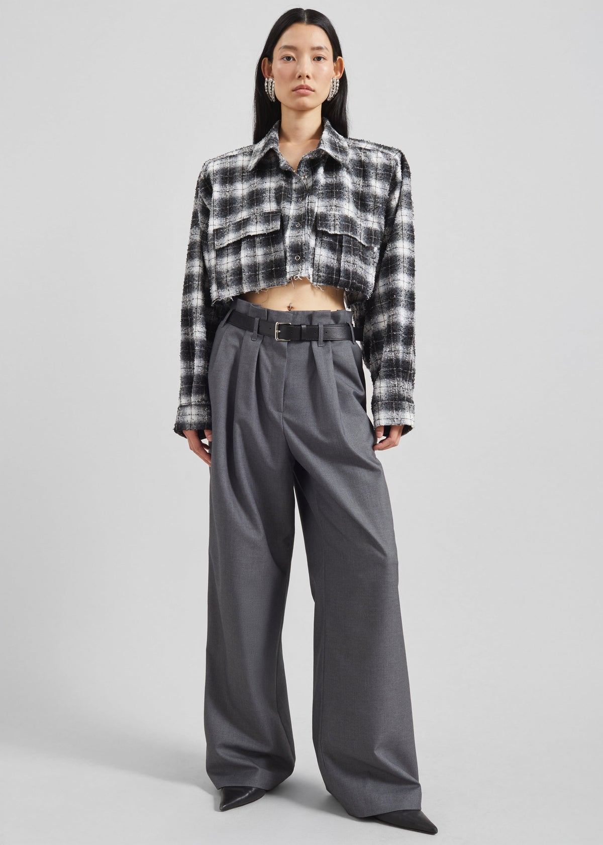 Dulverton Pleated Trousers - Grey – view 1 of 8