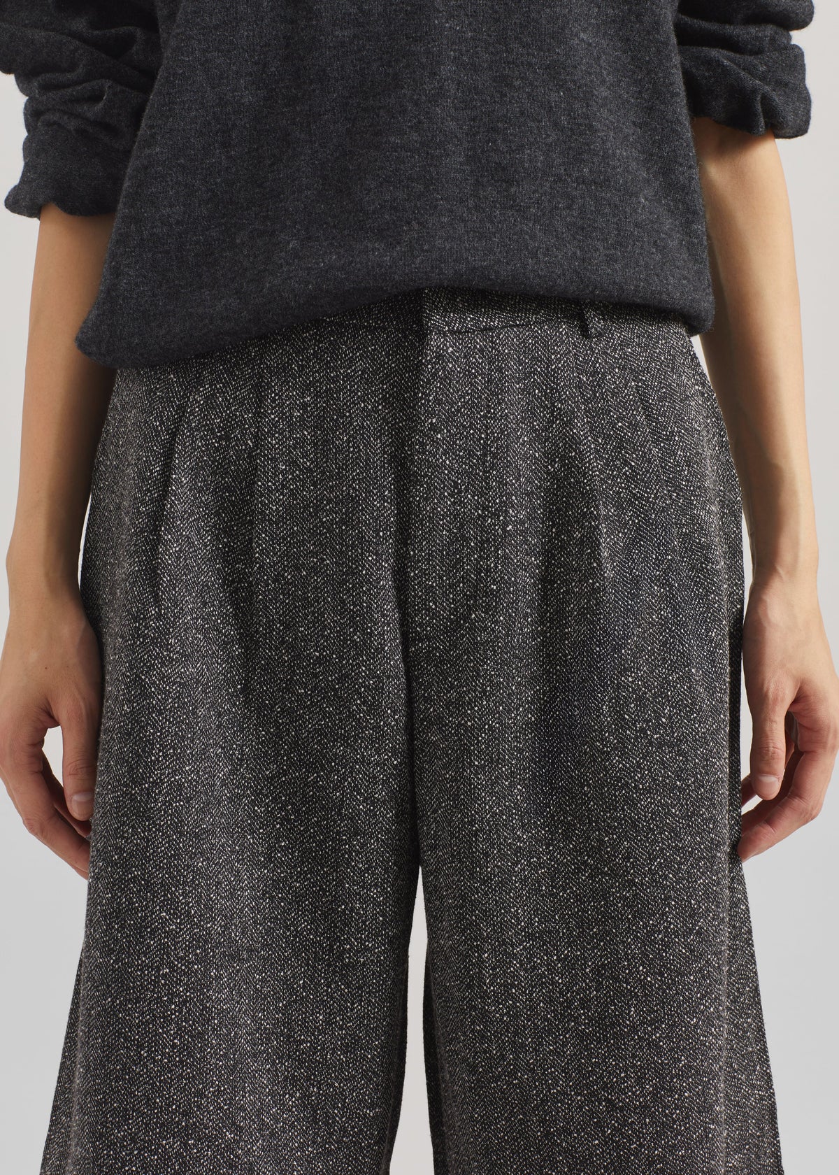 Dunley Bermuda Shorts - Charcoal Melange – view 3 of 9