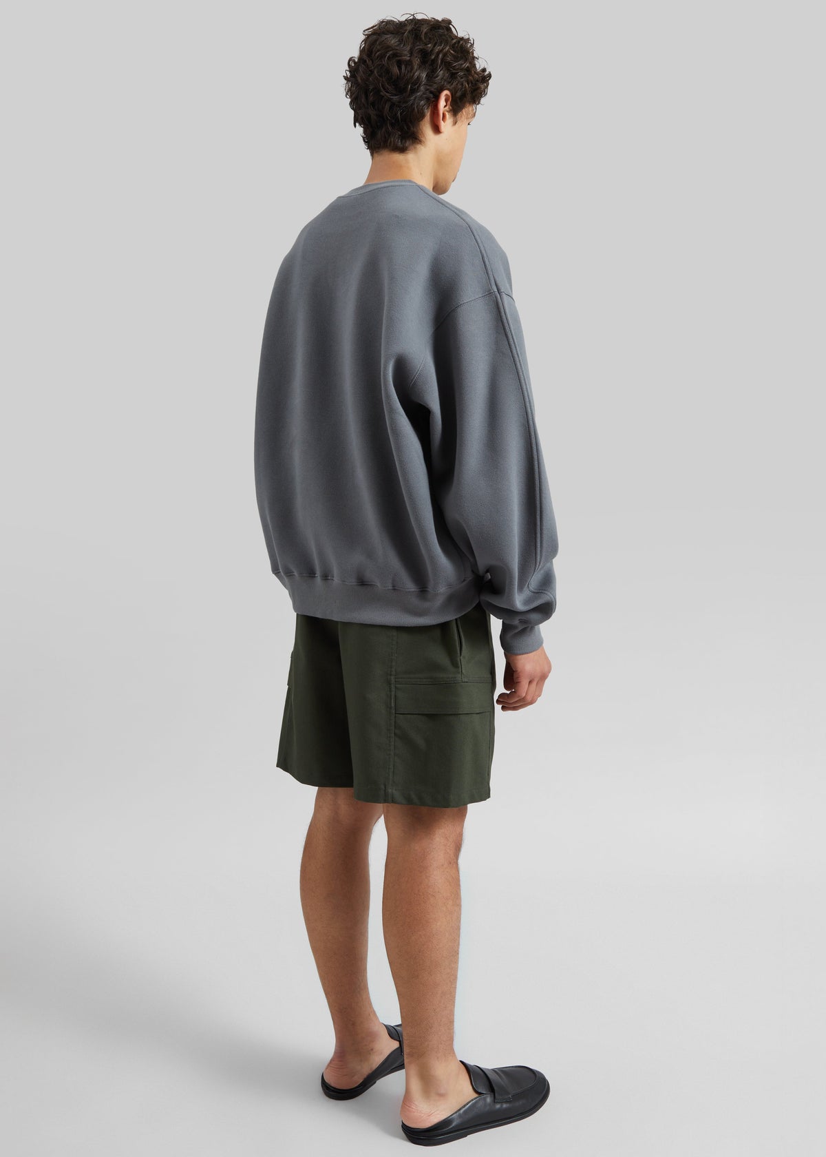 Dunloy Oversized Sweatshirt - Grey – view 5 of 6