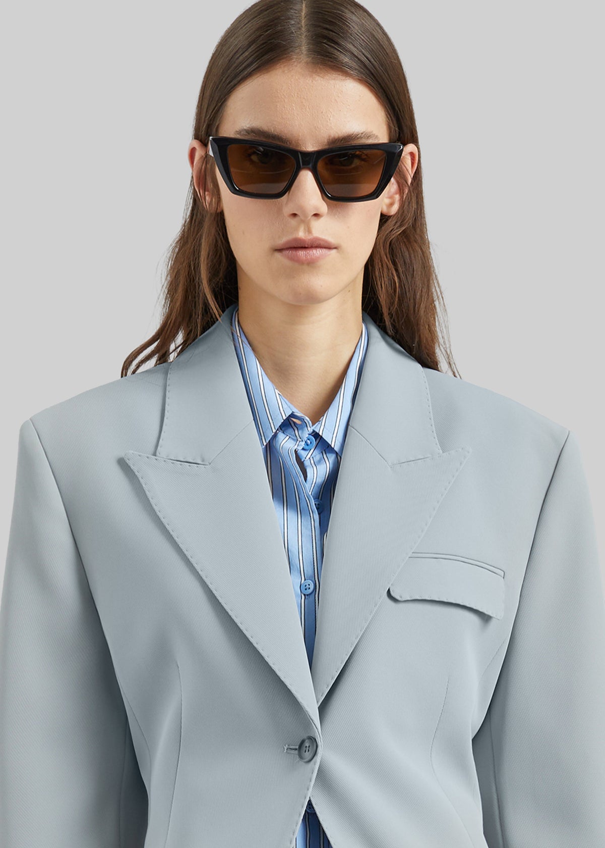 Duved Cinched Blazer - Slate Grey – view 5 of 9