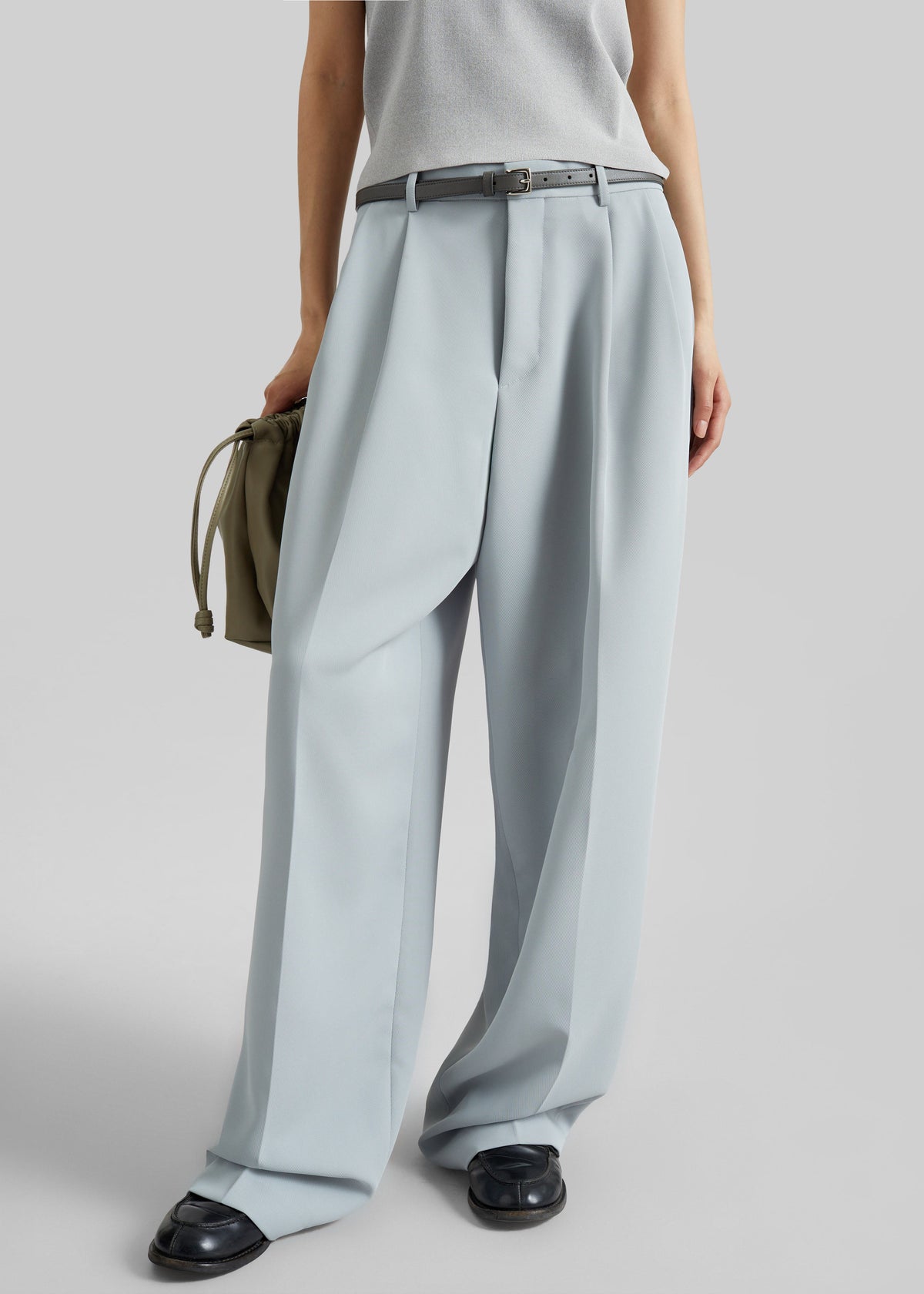 Duved Pleated Trousers - Slate Grey – view 2 of 8