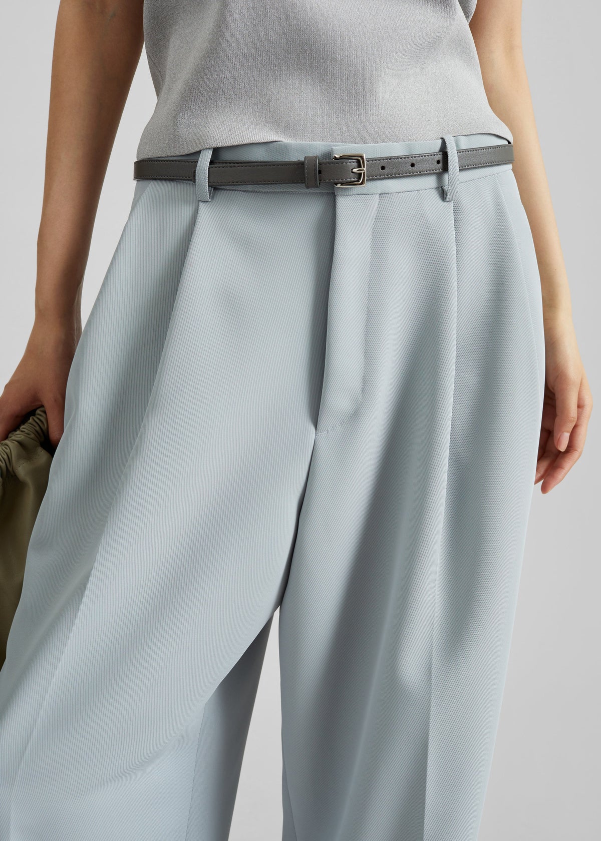 Duved Pleated Trousers - Slate Grey – view 4 of 8
