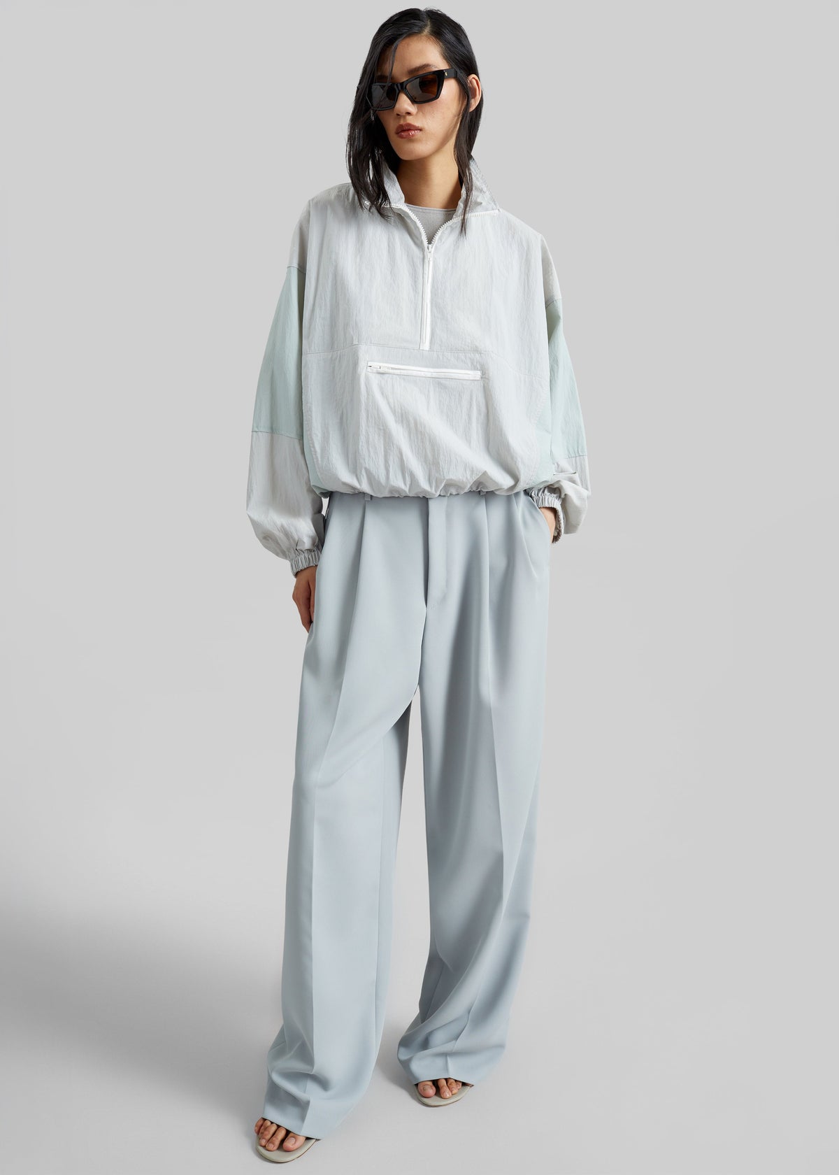 Duved Pleated Trousers - Slate Grey – view 6 of 8