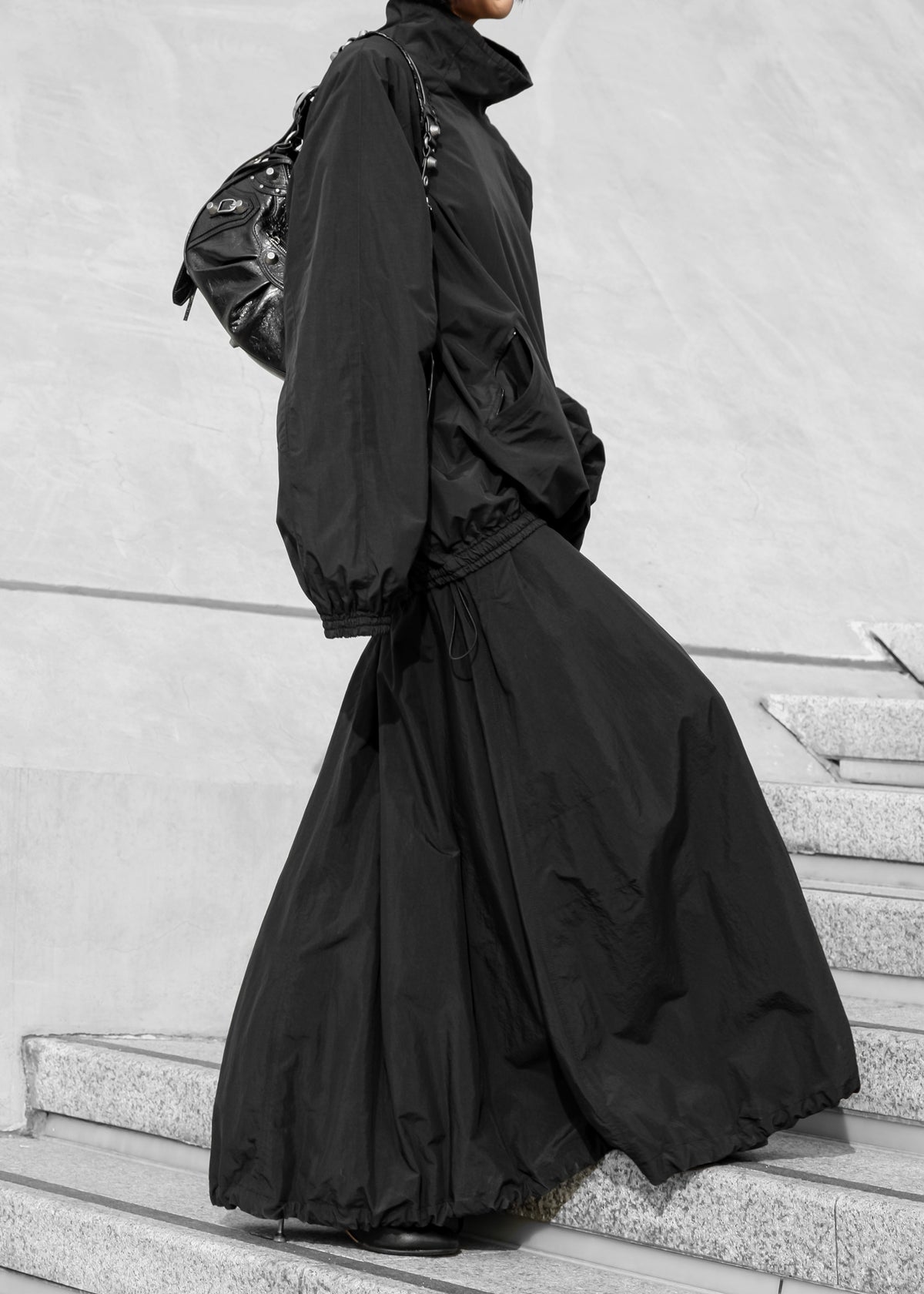 Doyle Mockneck Anorak - Black – view 7 of 13