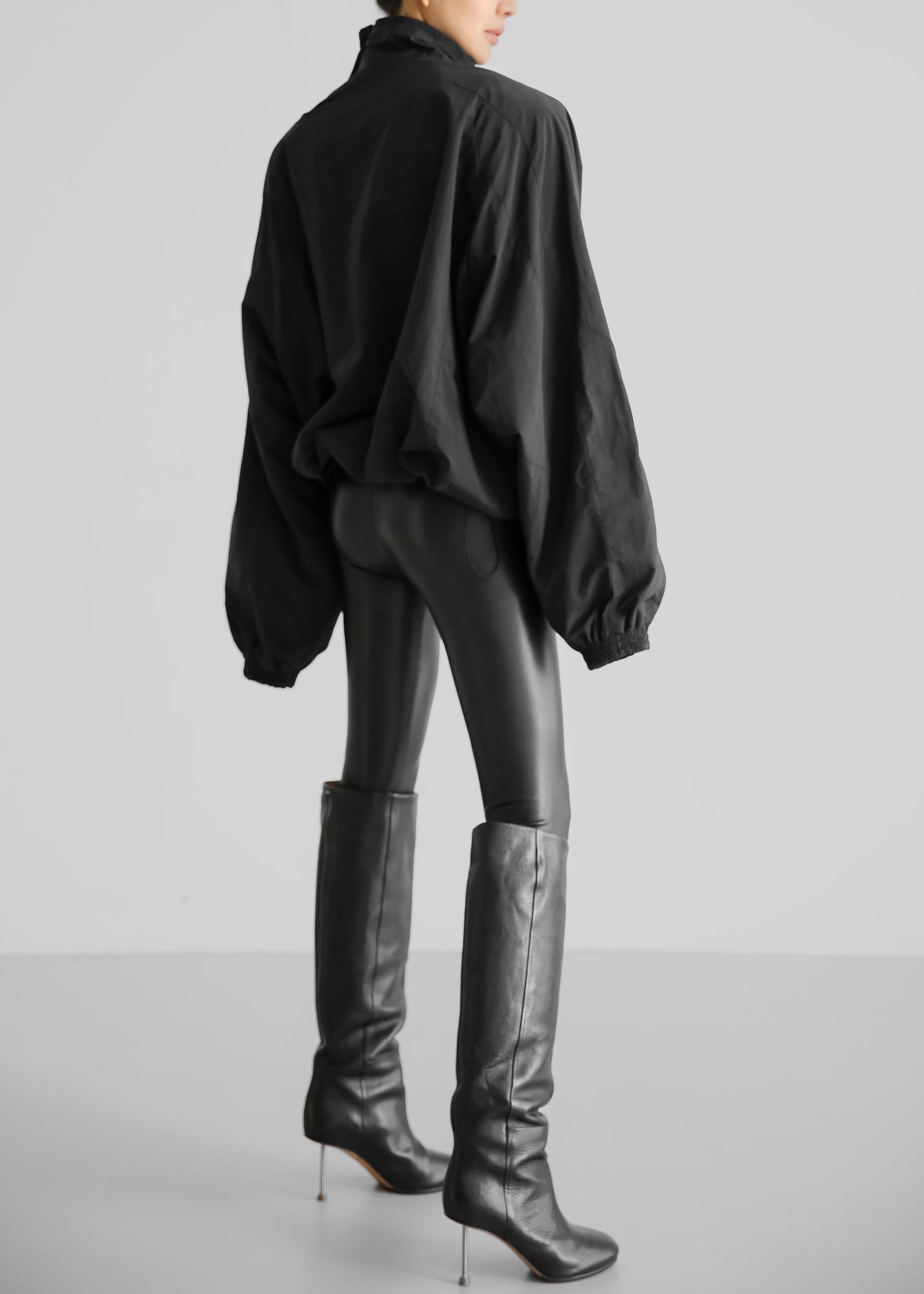 Doyle Mockneck Anorak - Black – view 12 of 13
