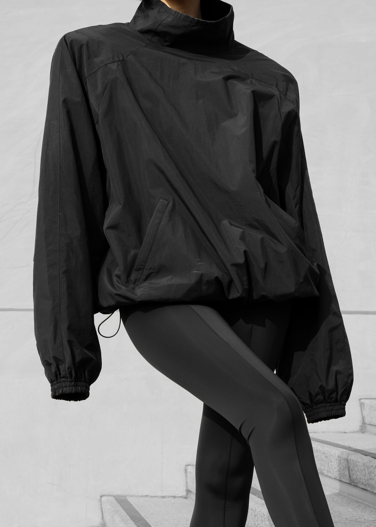 Doyle Mockneck Anorak - Black – view 4 of 13