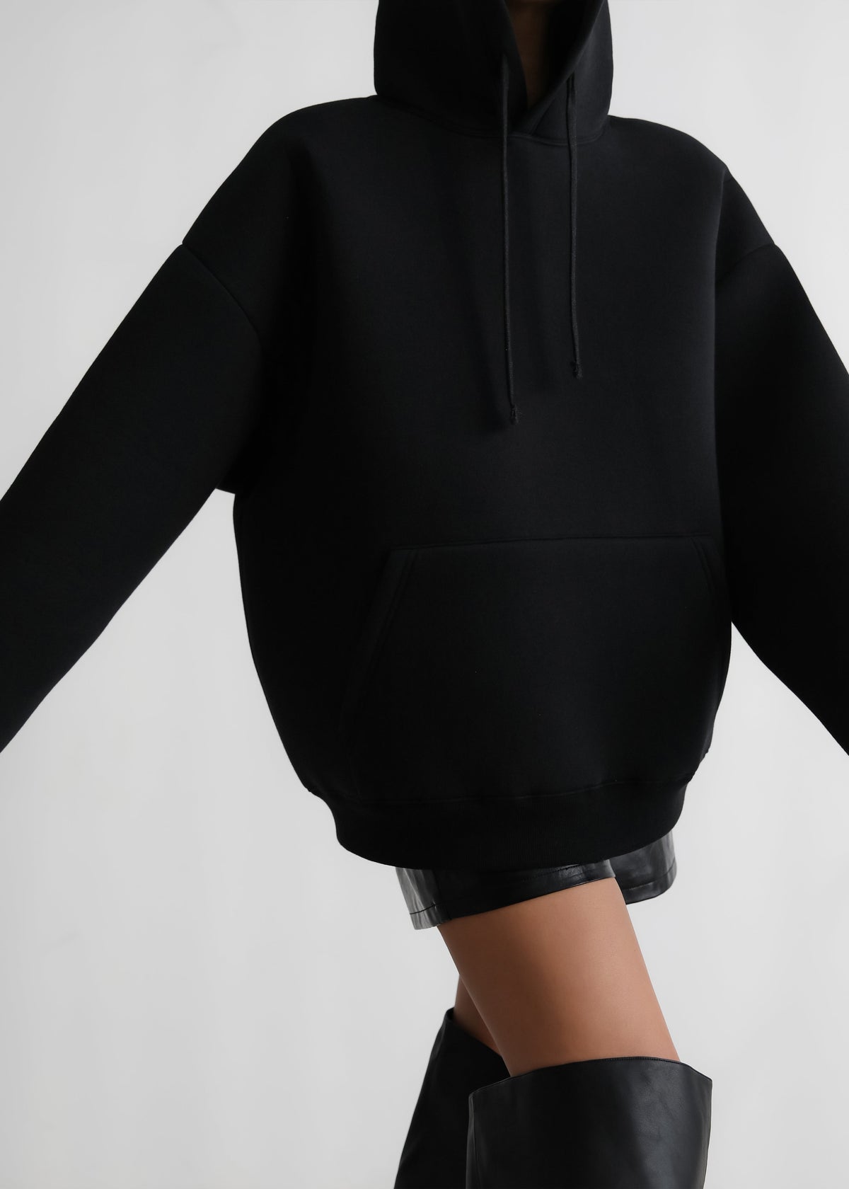 Easton Oversized Hoodie - Black – view 1 of 5