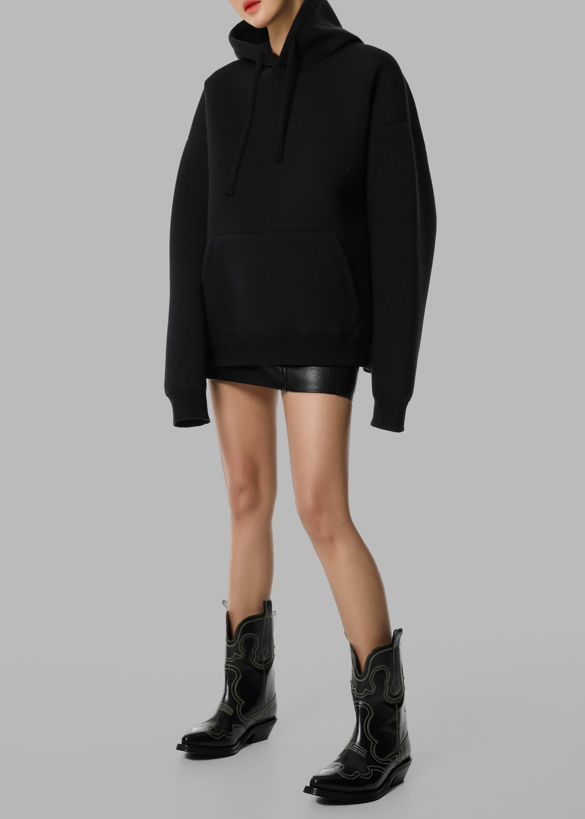 Easton Oversized Hoodie - Black – view 3 of 5