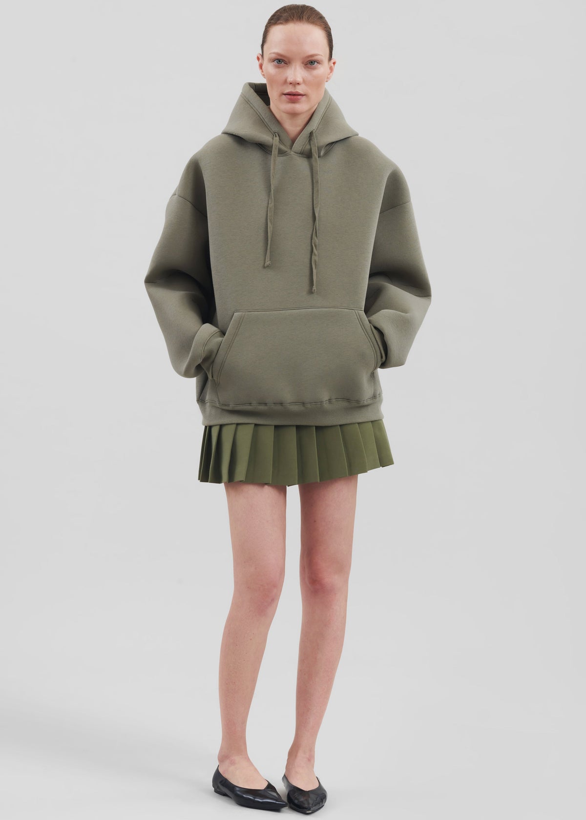 Easton Oversized Hoodie - Khaki – view 7 of 12