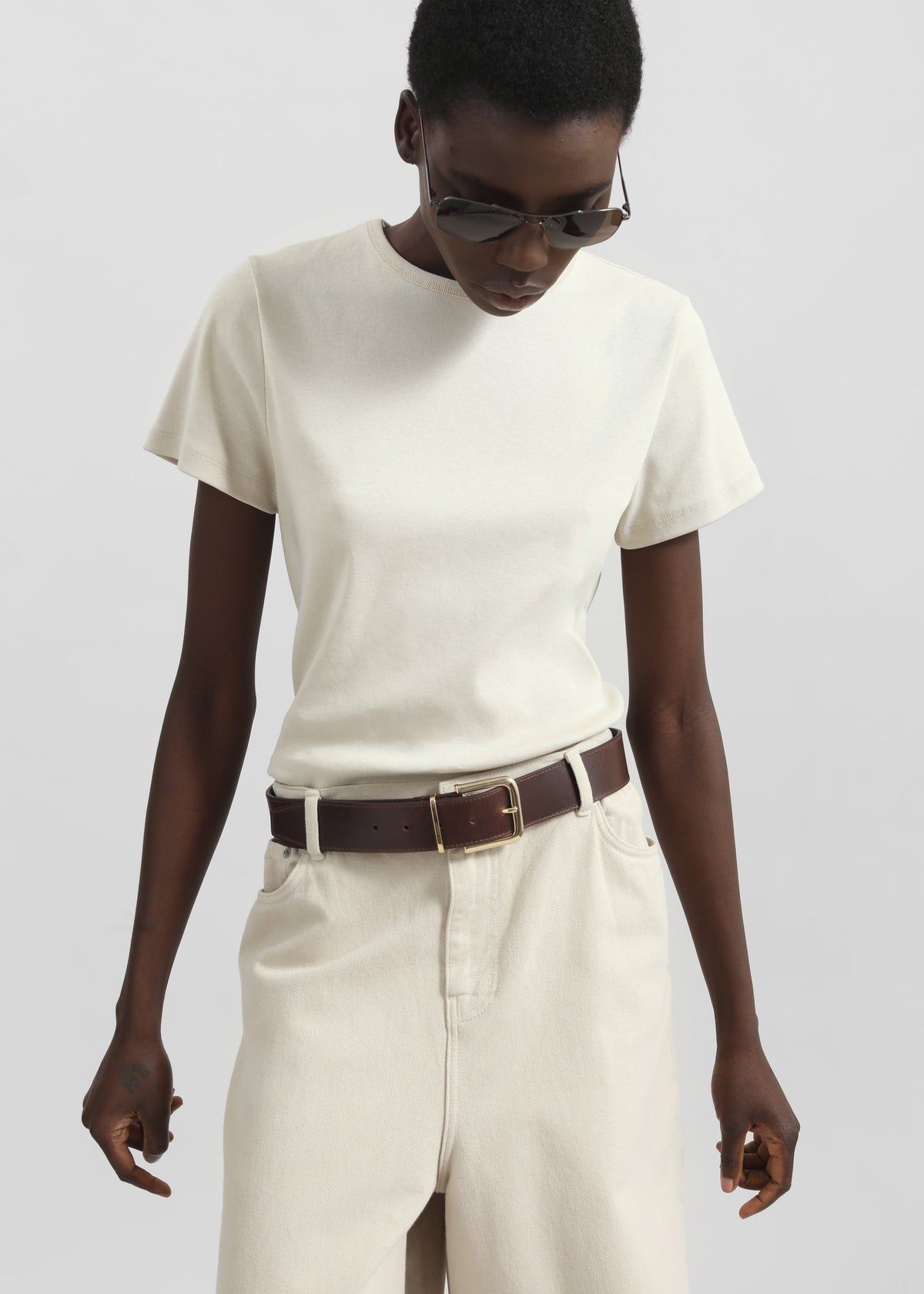 Eben Baby Tee - Light Beige – view 1 of 6